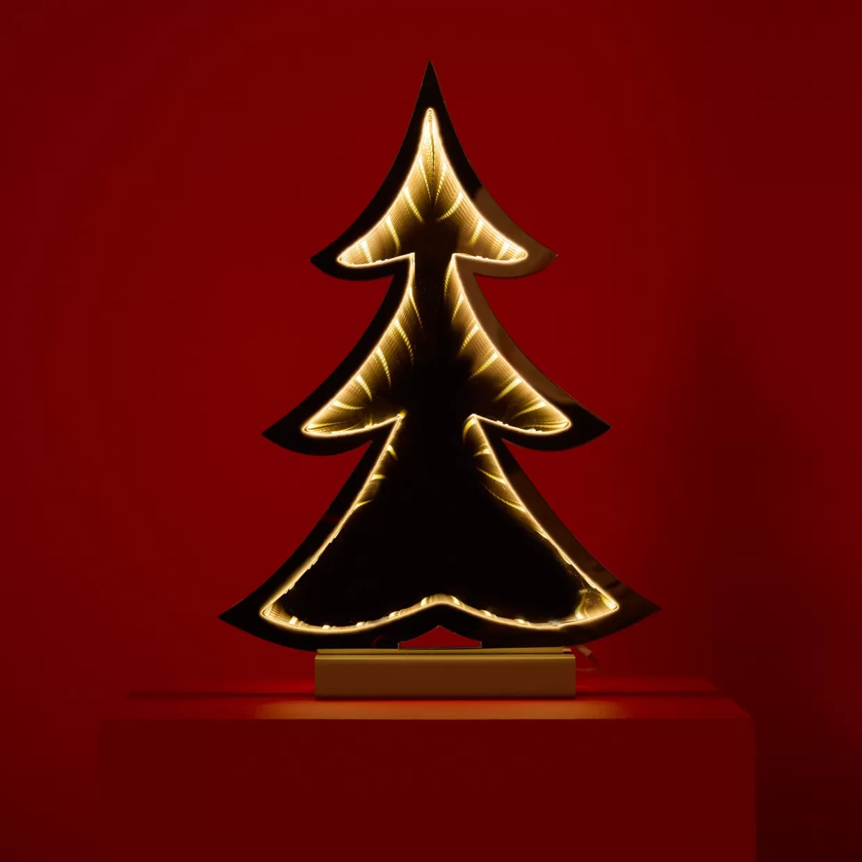 Decorator's Warehouse 12.5"H Tree Infinity Light Battery Operated