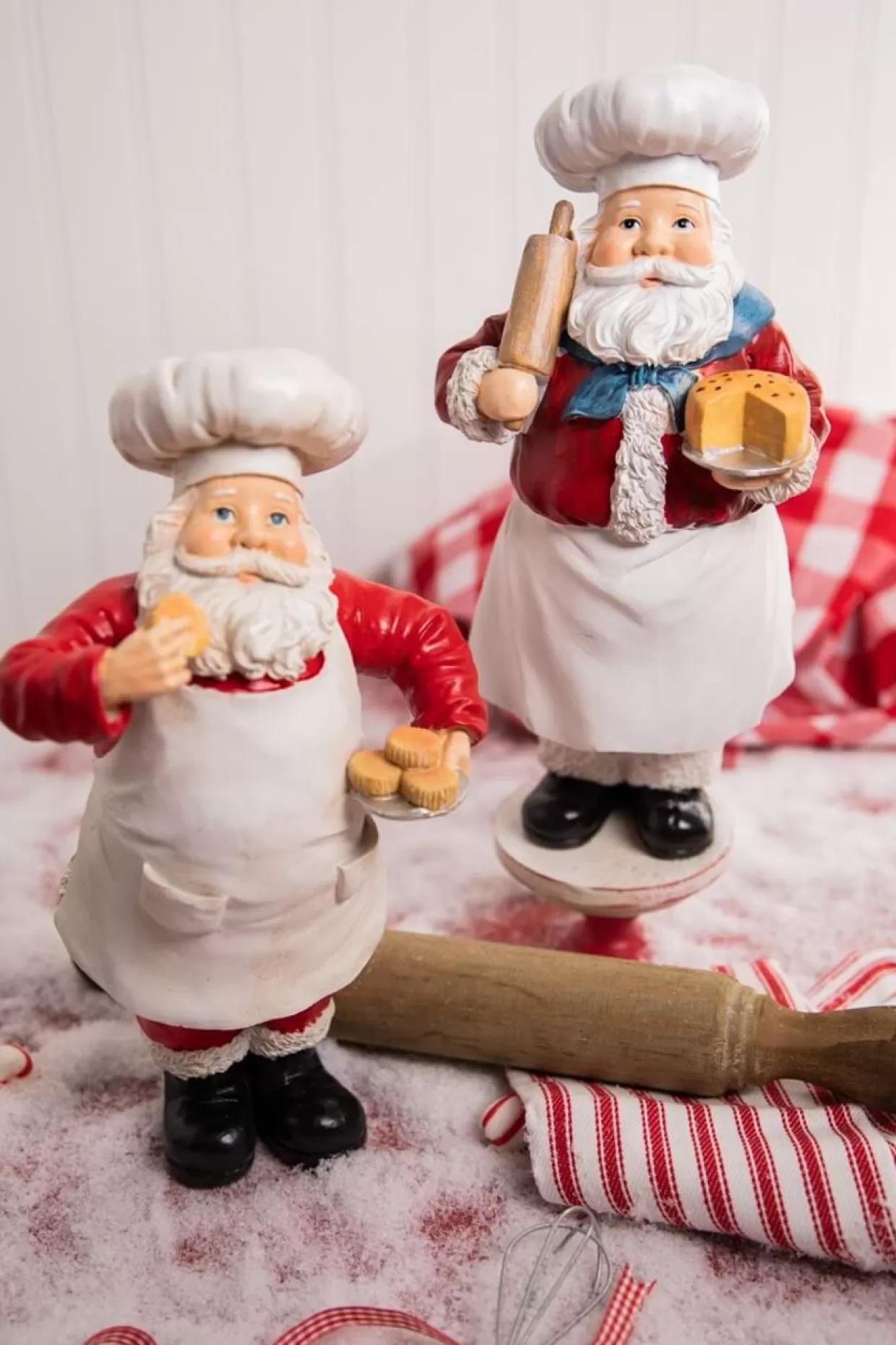 Decorator's Warehouse 12" Resin Holiday Chef Santa