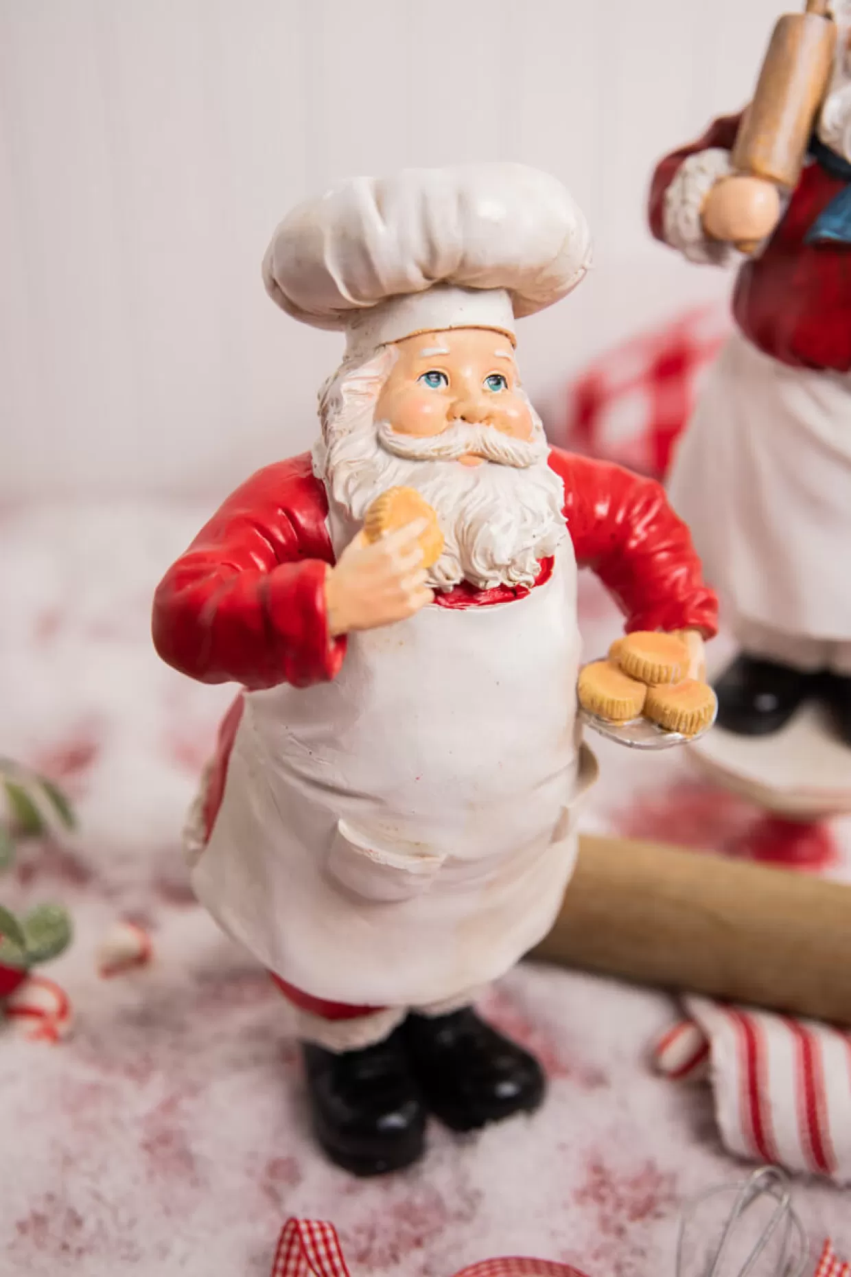 Decorator's Warehouse 12" Resin Holiday Chef Santa