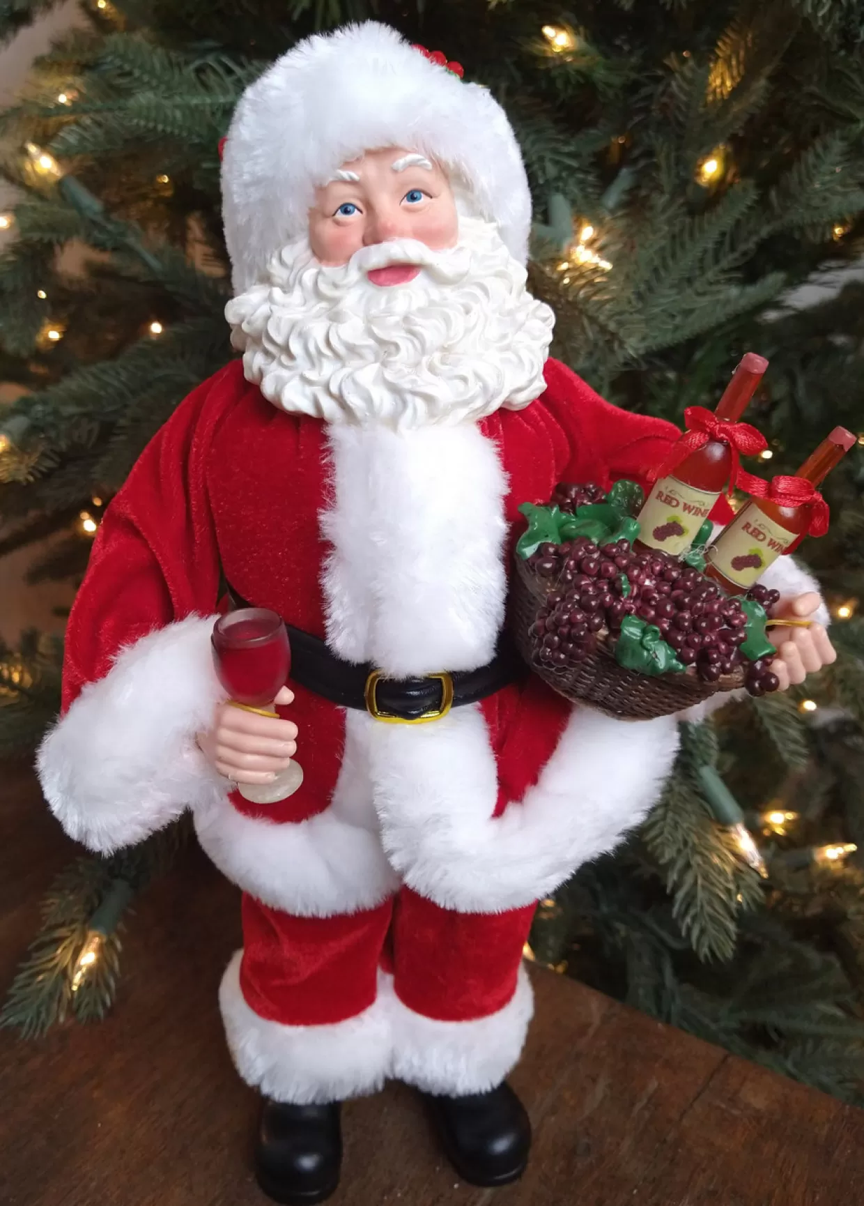 Decorator's Warehouse 12” Standing Santa - The Nicholas Collection