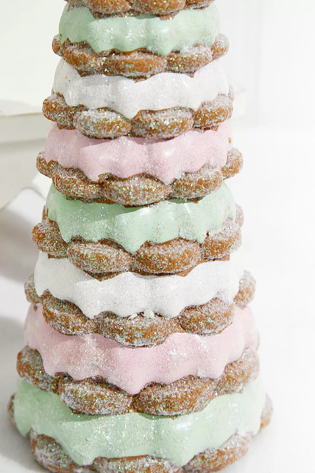 Decorator's Warehouse 14" Resin Layered Gingerbread Icing Tree