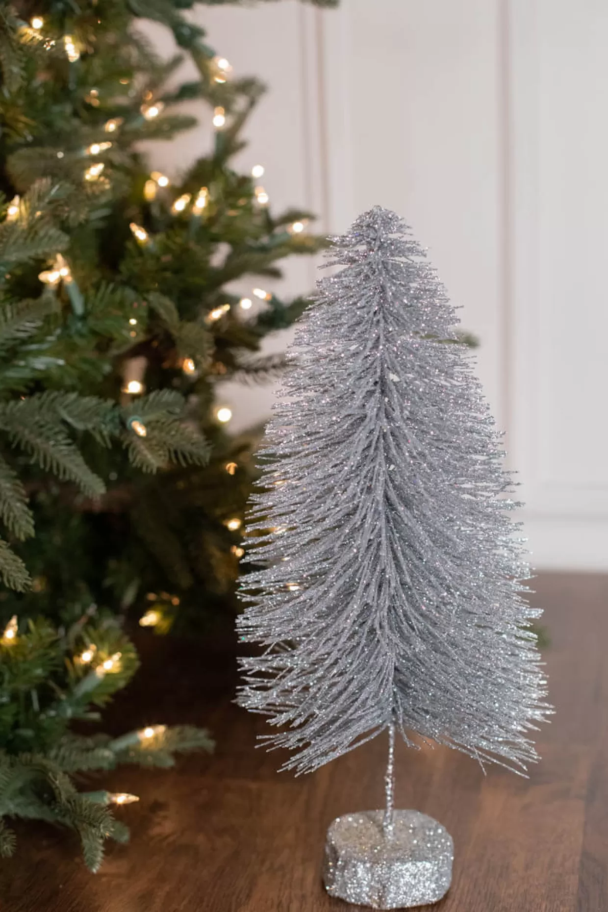 Decorator's Warehouse 15" Large Metallic Bottle Brush Tree