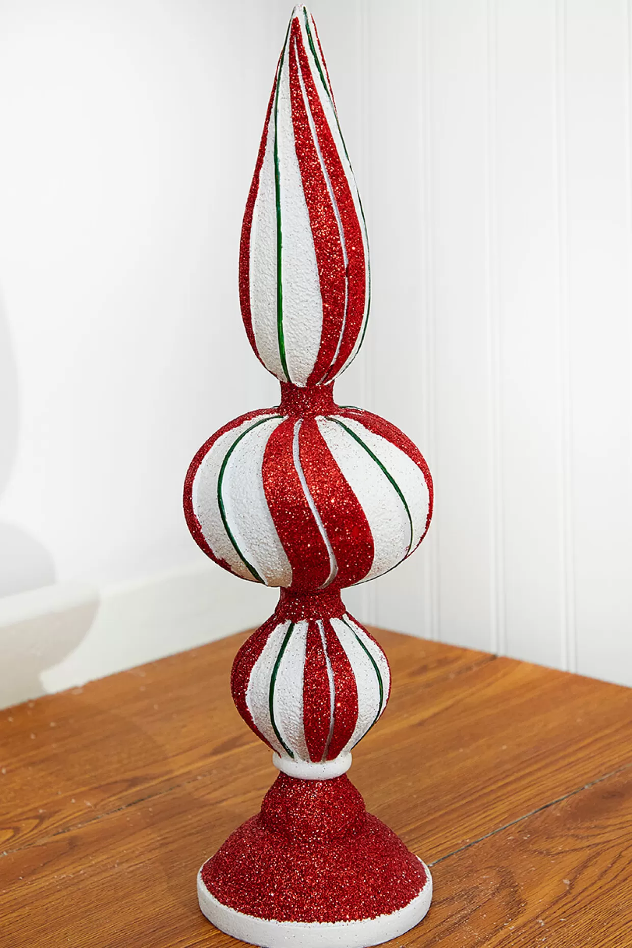 Decorator's Warehouse 15" Resin Peppermint Finial