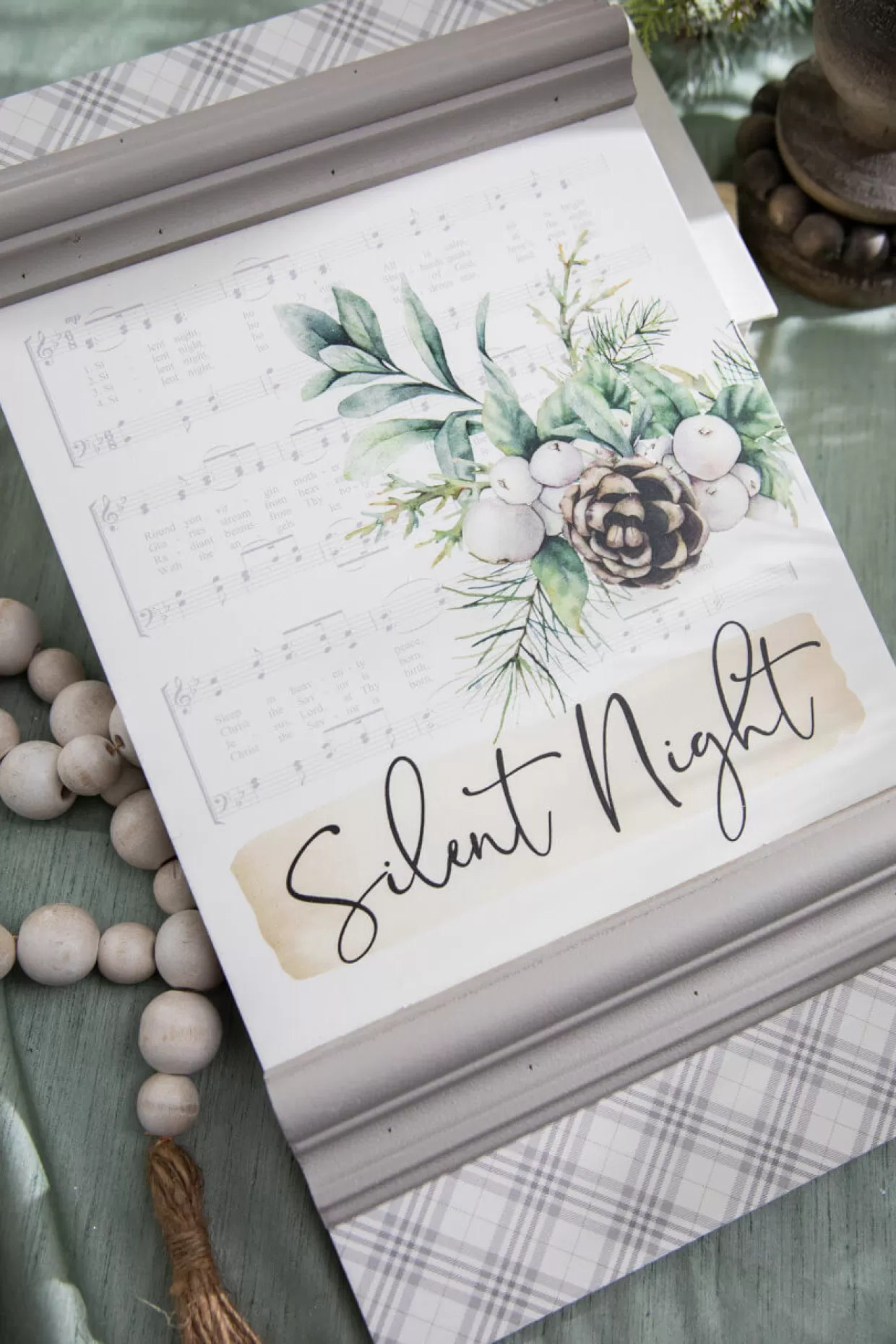 Decorator's Warehouse 15” Silent Night Wood Sign