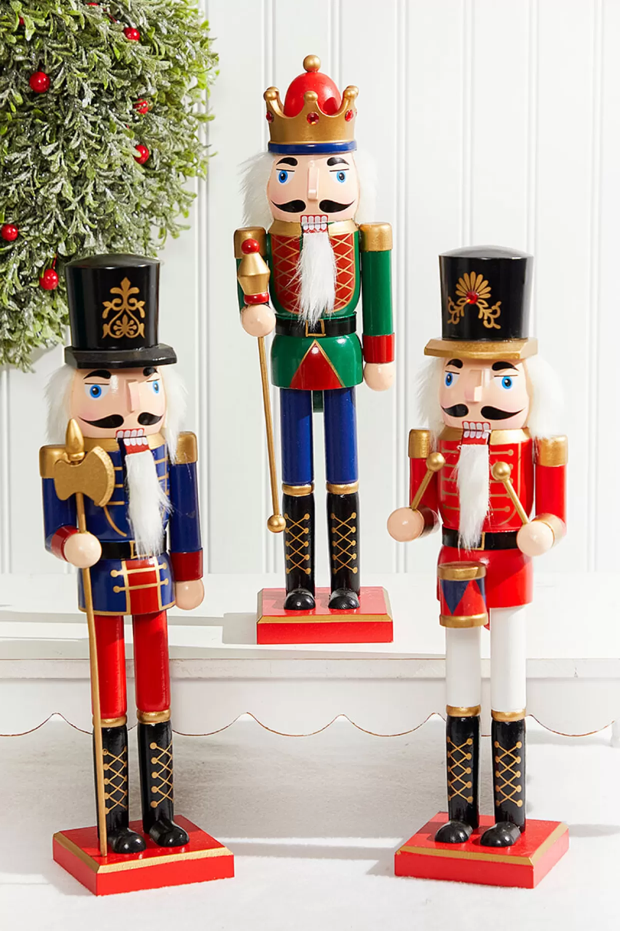 Decorator's Warehouse 15" Traditional Nutcracker - 3 Assorted