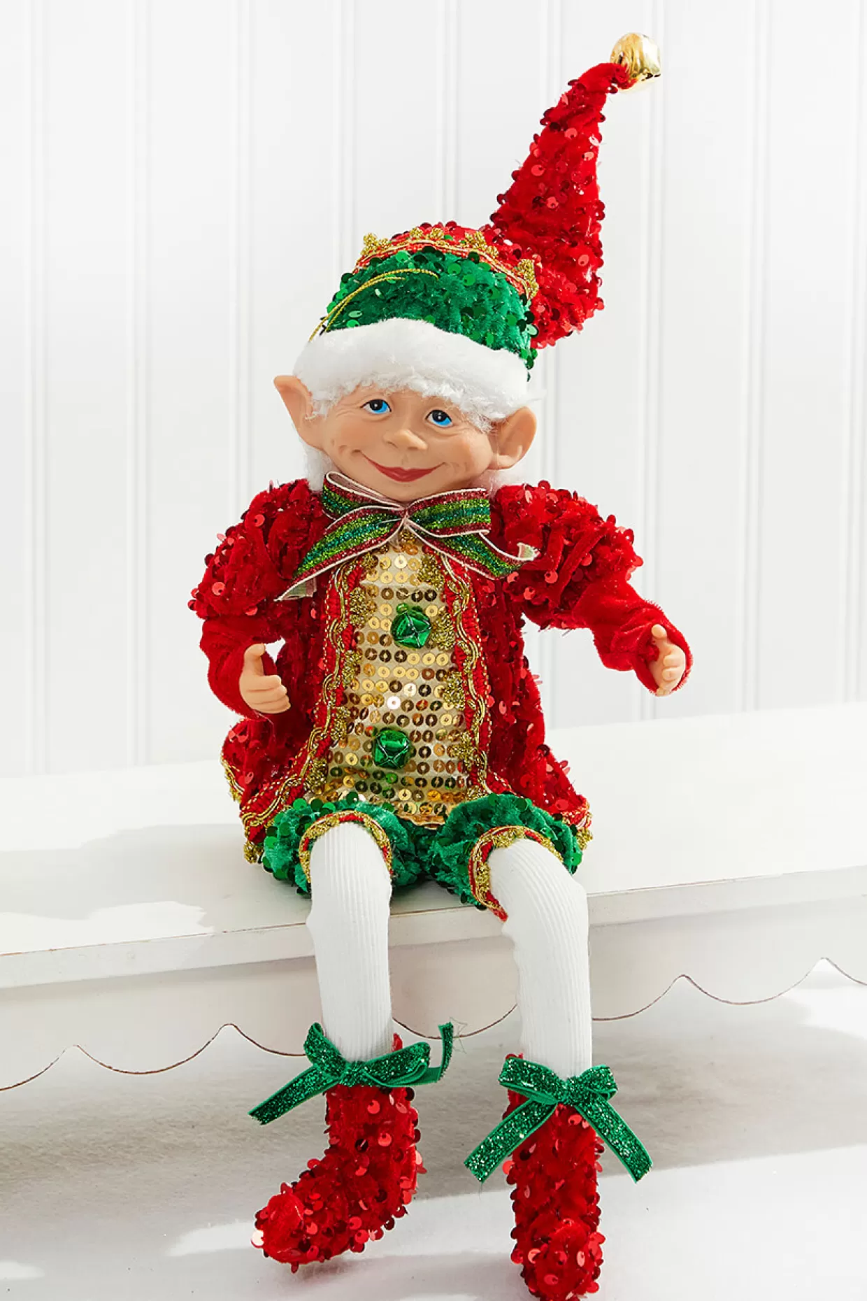 Decorator's Warehouse 17" Sequin Bendable Elf