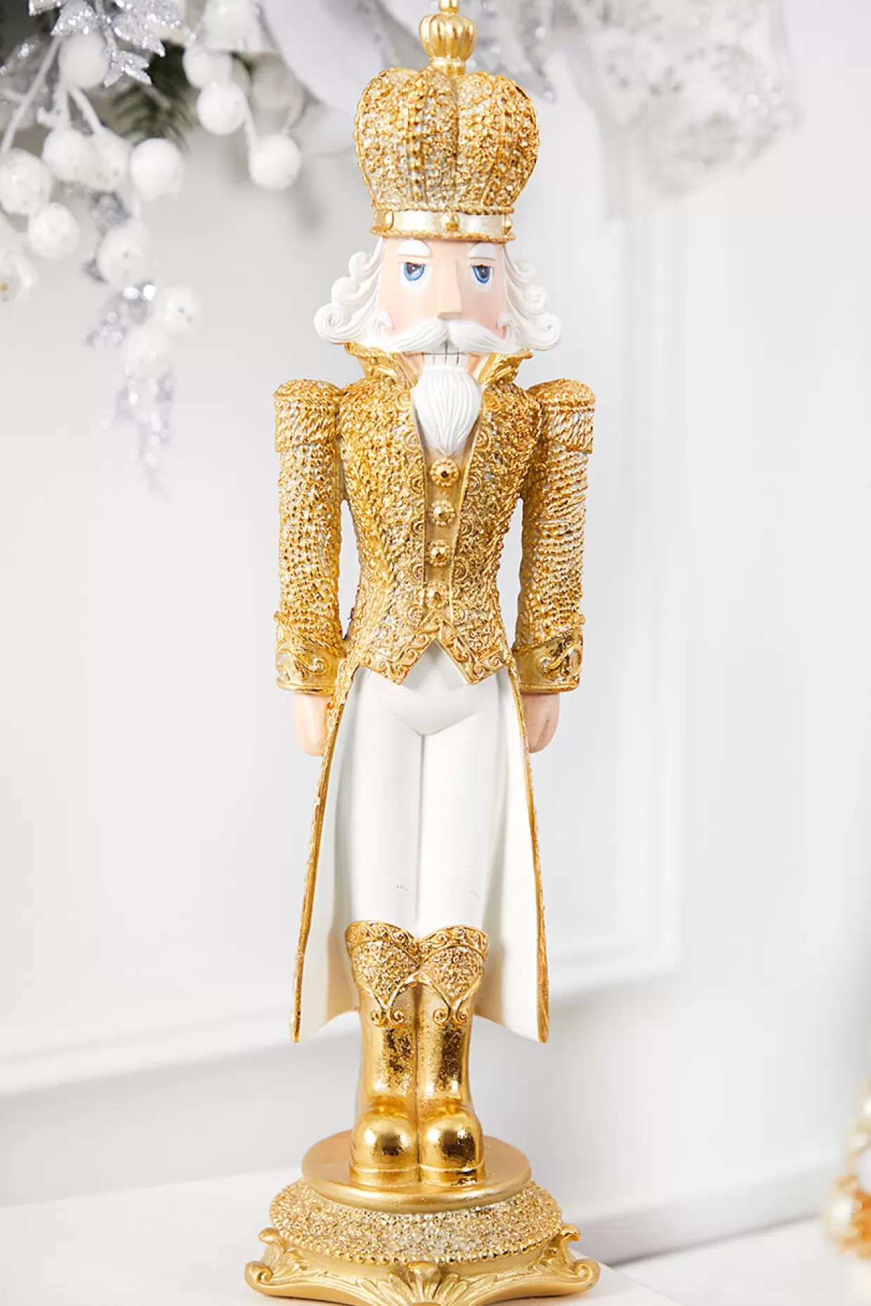 Decorator's Warehouse 18" Resin Diamond Opulent Nutcracker