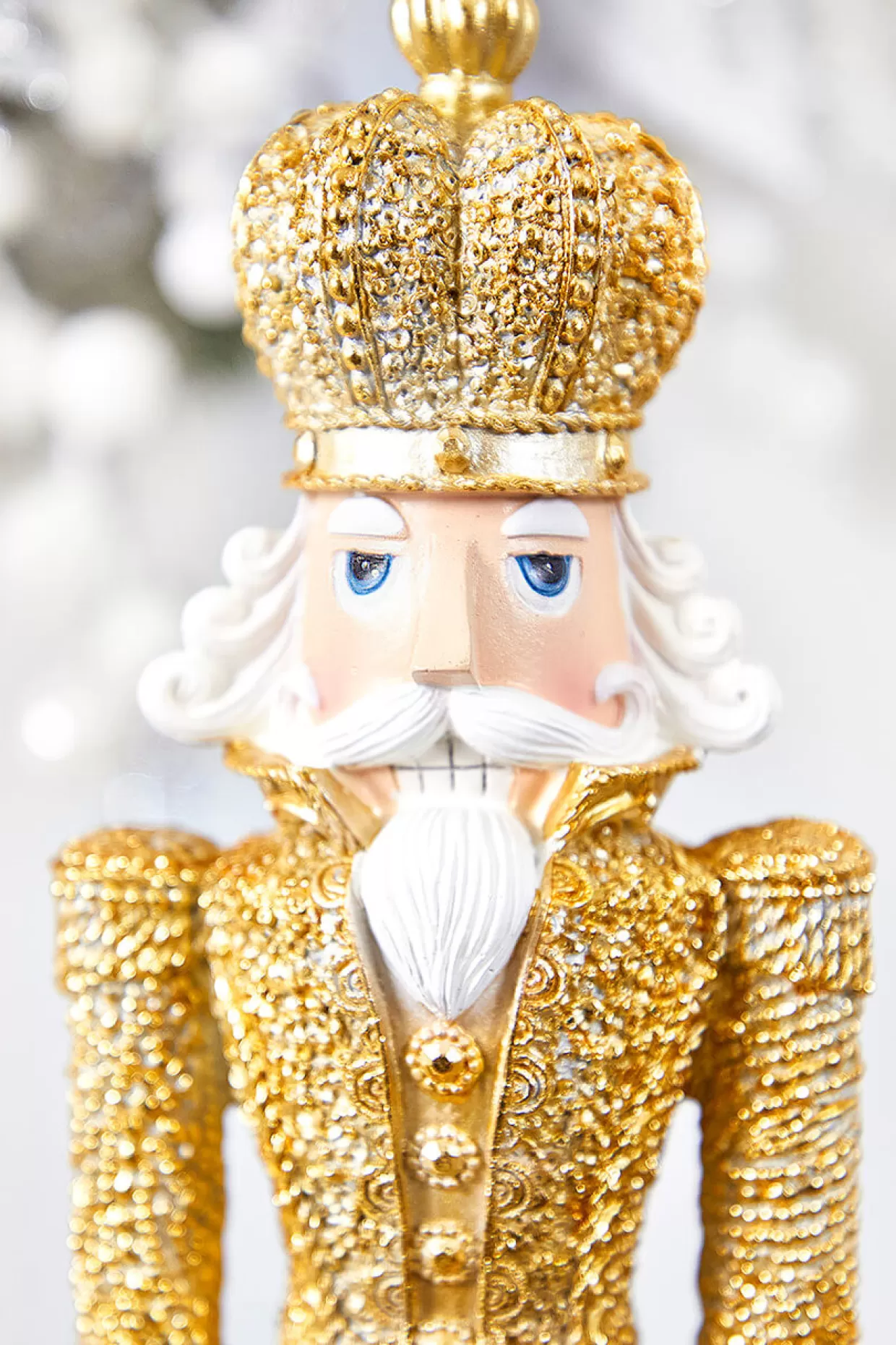 Decorator's Warehouse 18" Resin Diamond Opulent Nutcracker