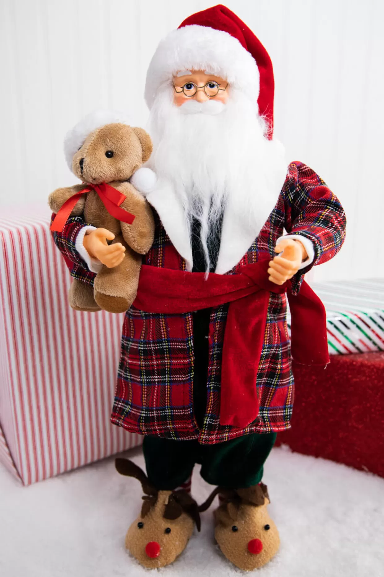 Decorator's Warehouse 18" Santa In Pajamas Figurine