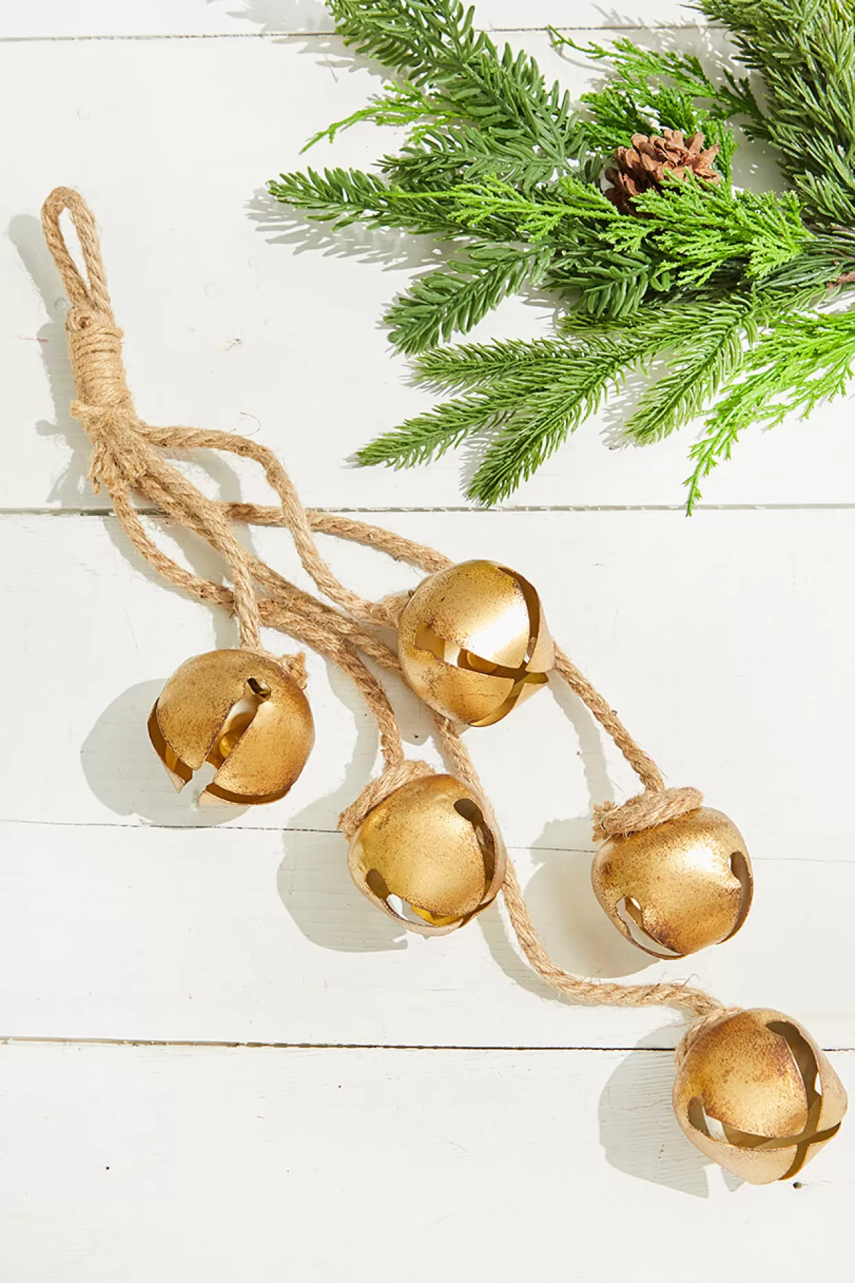 Decorator's Warehouse 20" X 2.5" Metal Bells Ornament