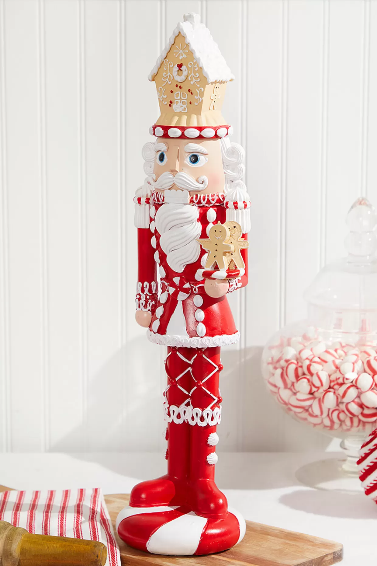 Decorator's Warehouse 21.5" Gingerbread House Nutcracker