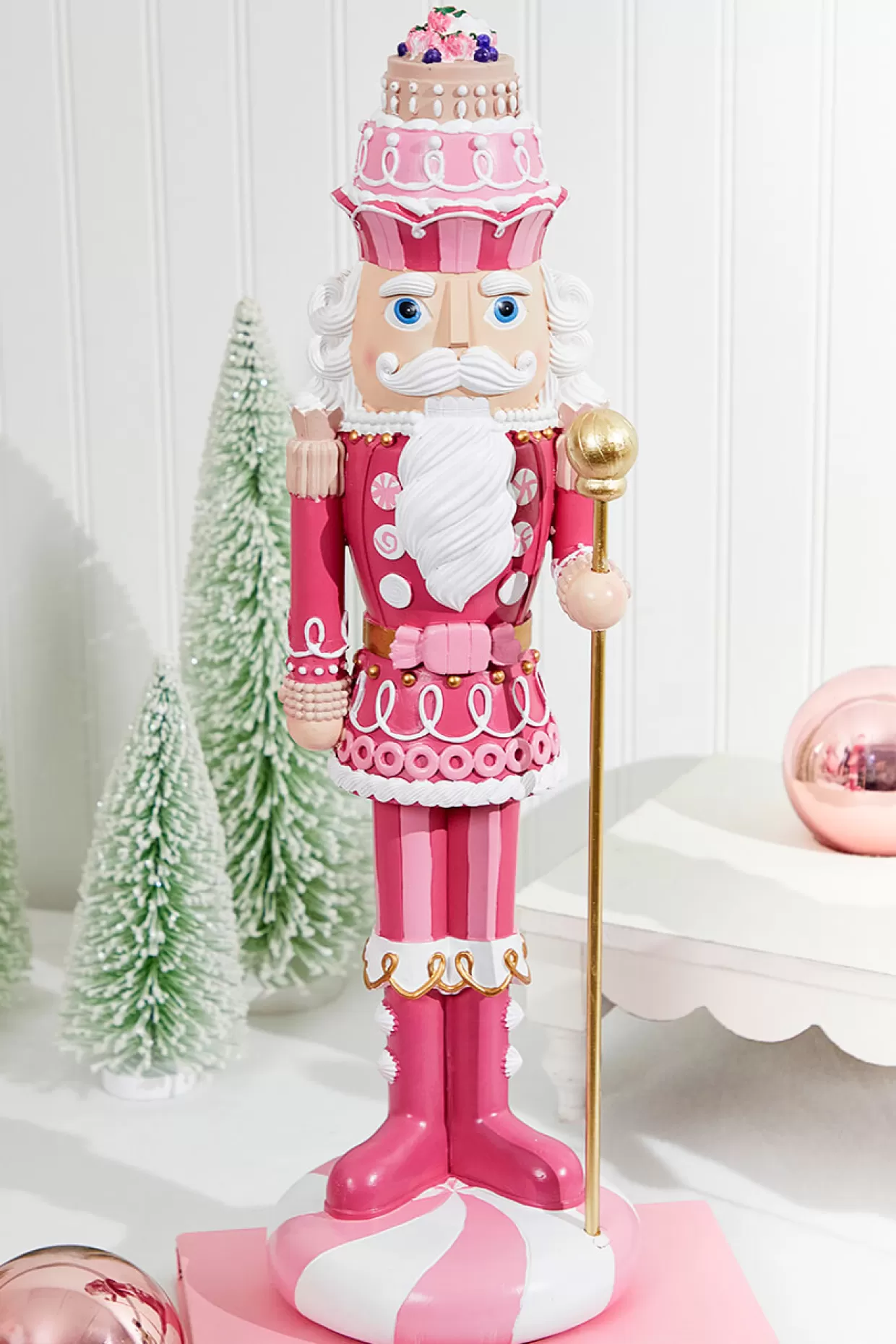 Decorator's Warehouse 21" Pink Sweet Shoppe Nutcracker