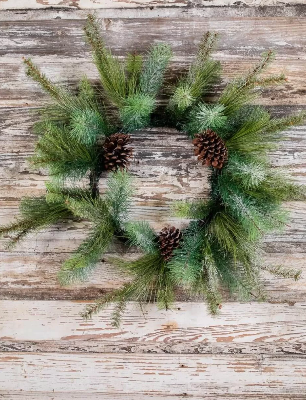 Decorator's Warehouse 24” Iced Pine Wreath
