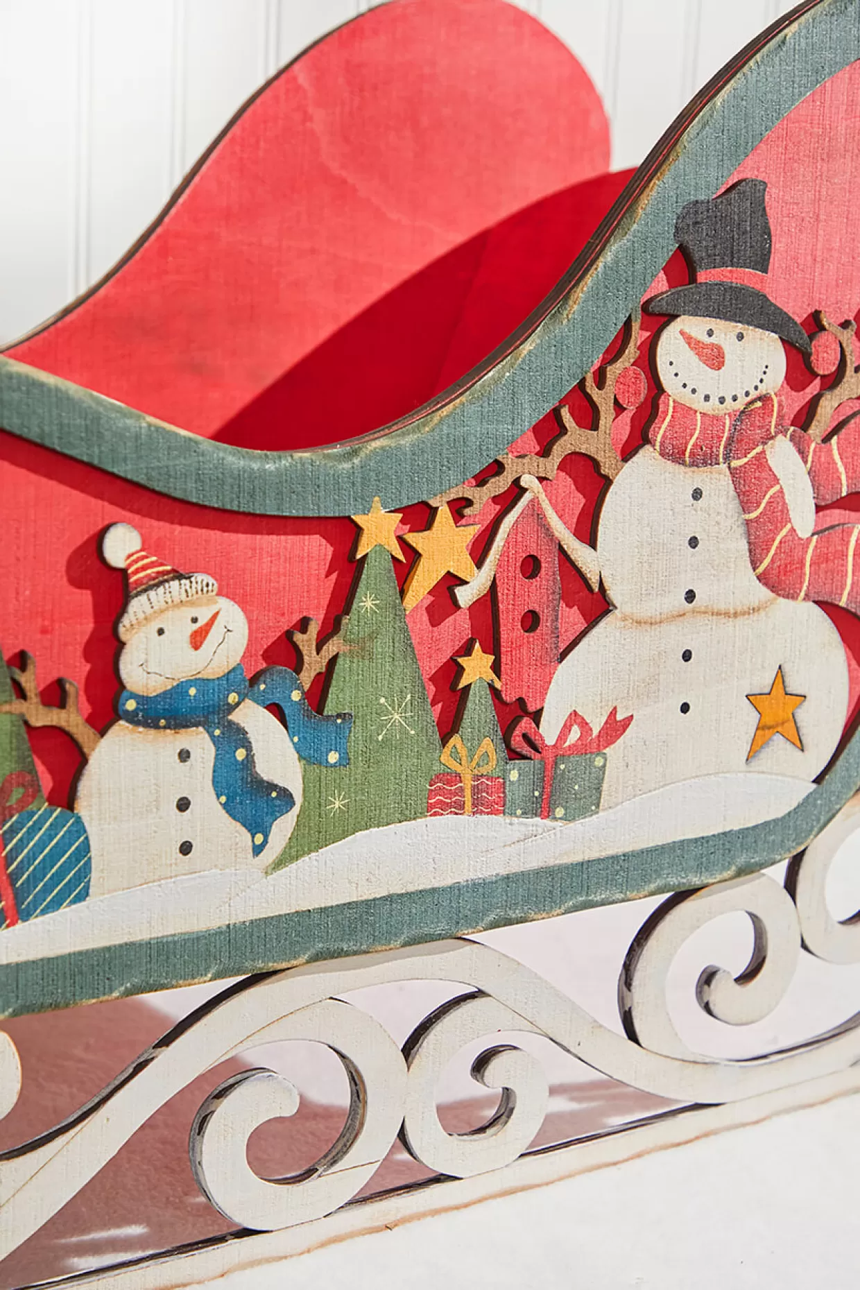 Decorator's Warehouse 24" Plywood Sleigh Decor