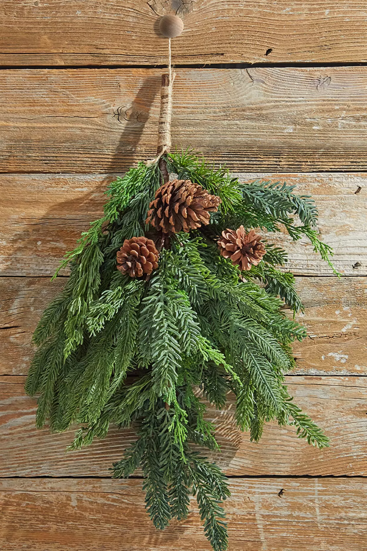Decorator's Warehouse 24” Real Touch Cedar Spruce Cone Teardrop