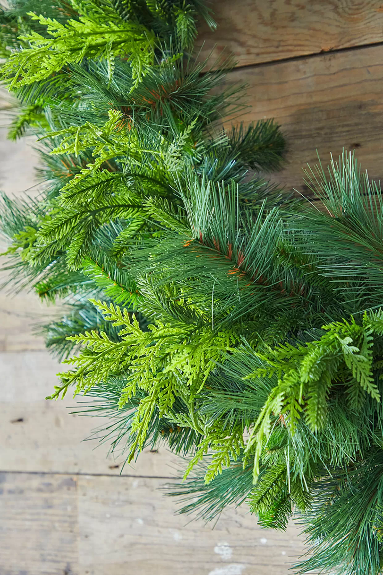 Decorator's Warehouse 36" Bristle Pine With Natural Touch Evergreen Wreath