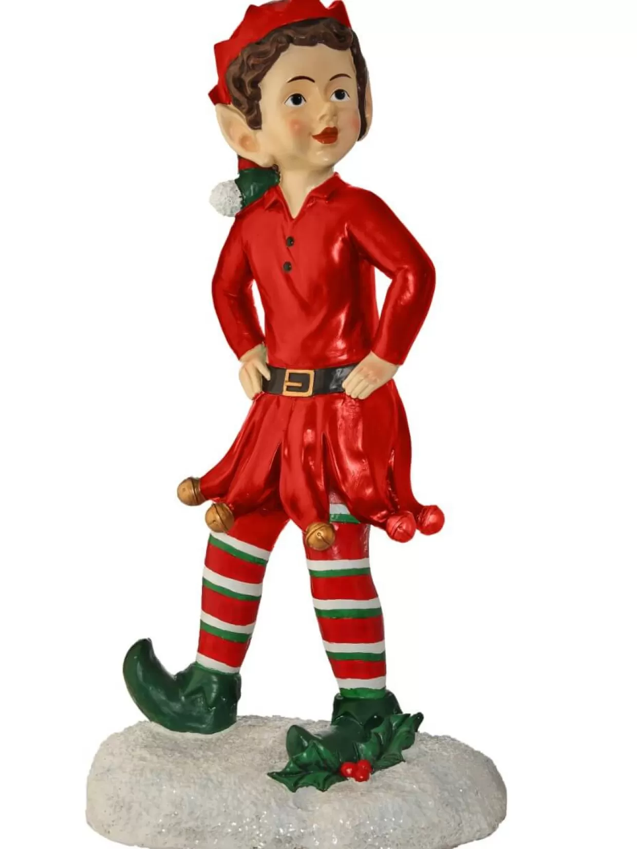 Decorator's Warehouse 36" Resin Elf With Hands On Hip