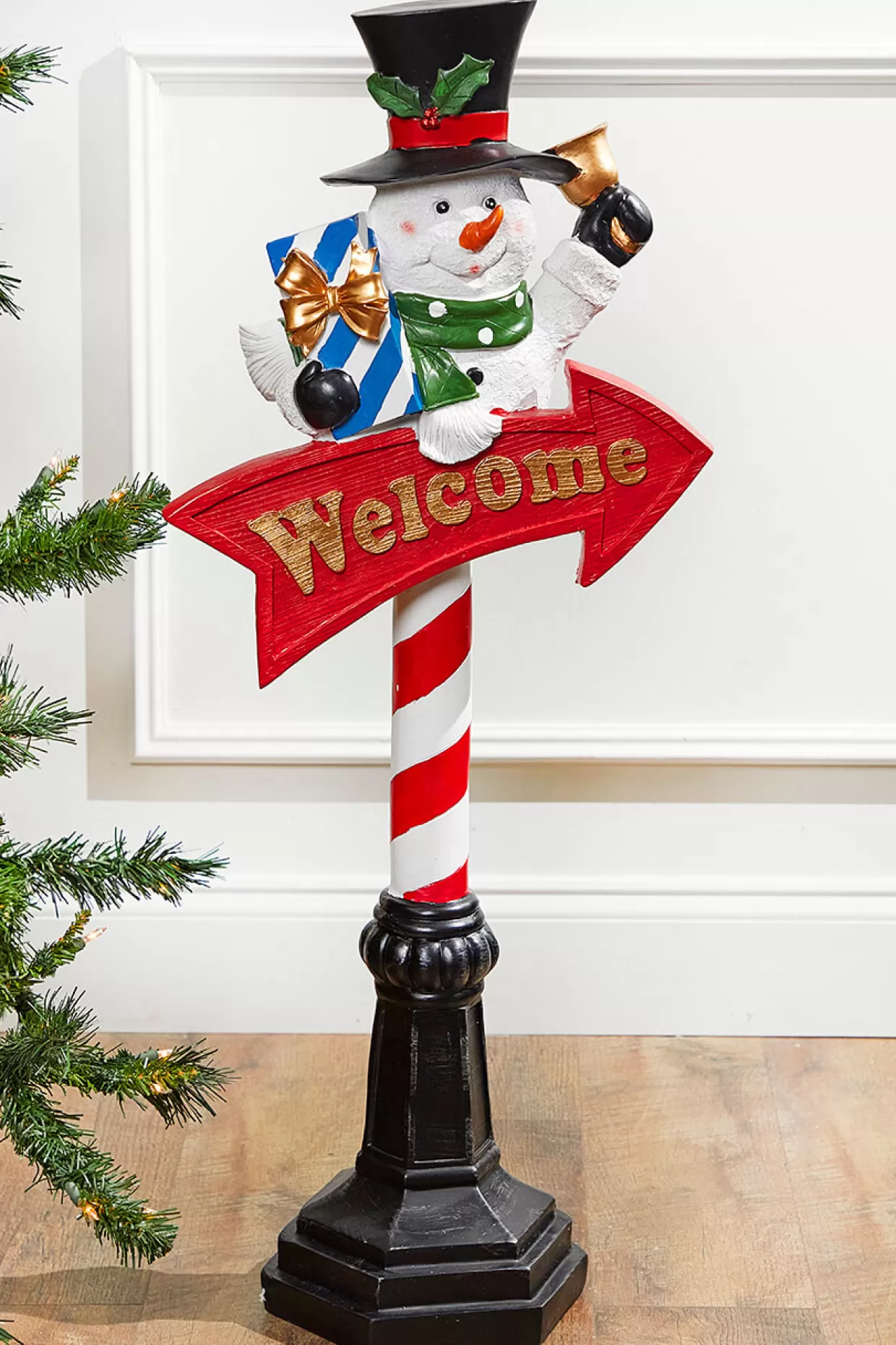 Decorator's Warehouse 36” Snowmen With Welcome Sign
