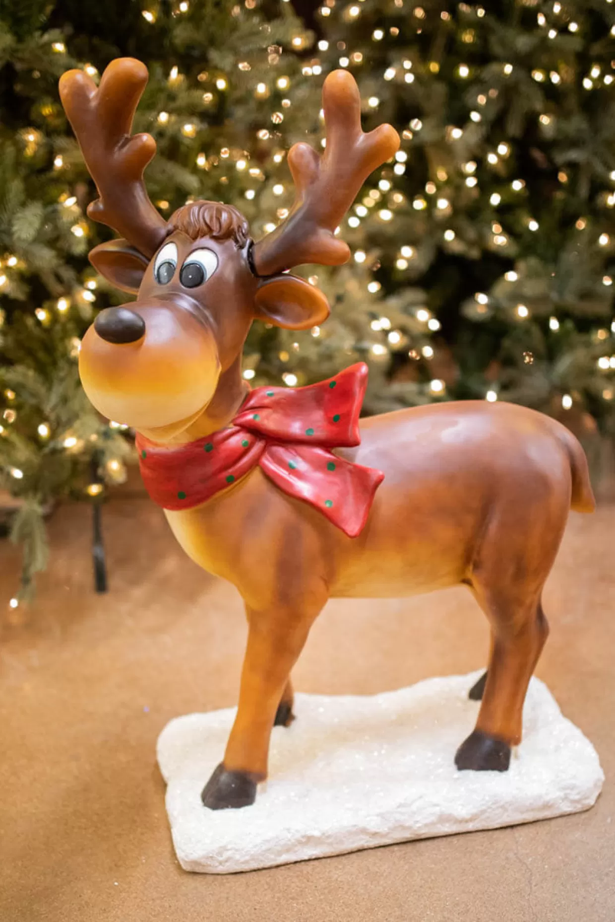 Decorator's Warehouse 38" Resin Whimsical Standing Reindeer