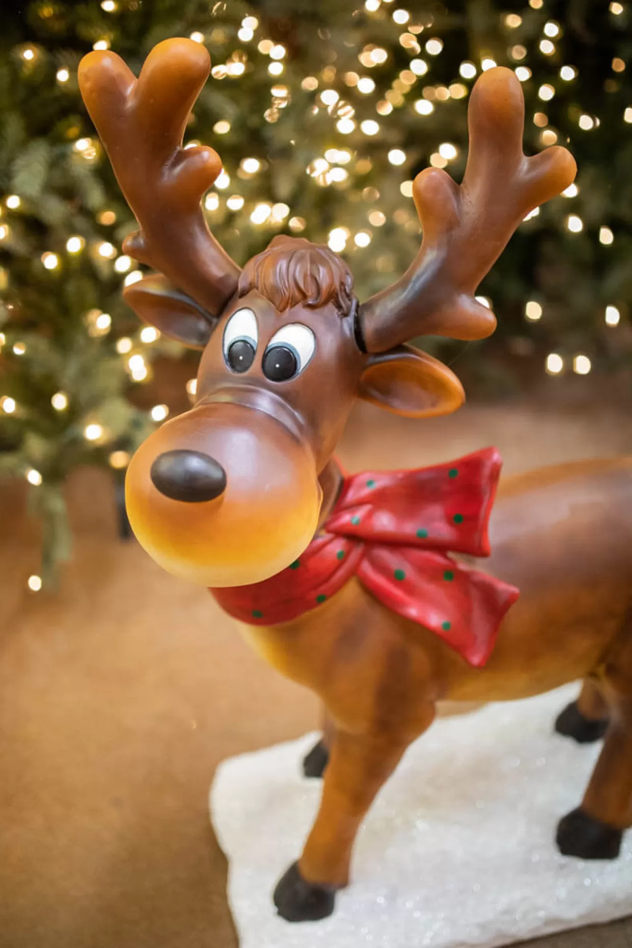 Decorator's Warehouse 38" Resin Whimsical Standing Reindeer
