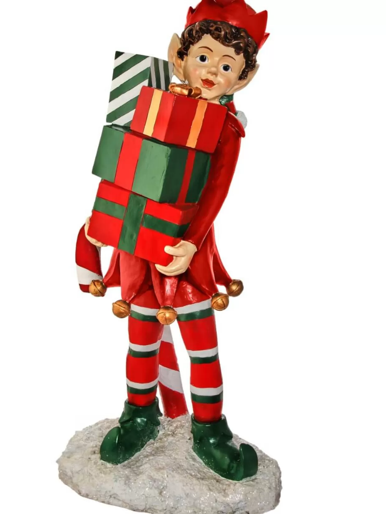 Decorator's Warehouse 48" Resin Elf Holding Packages