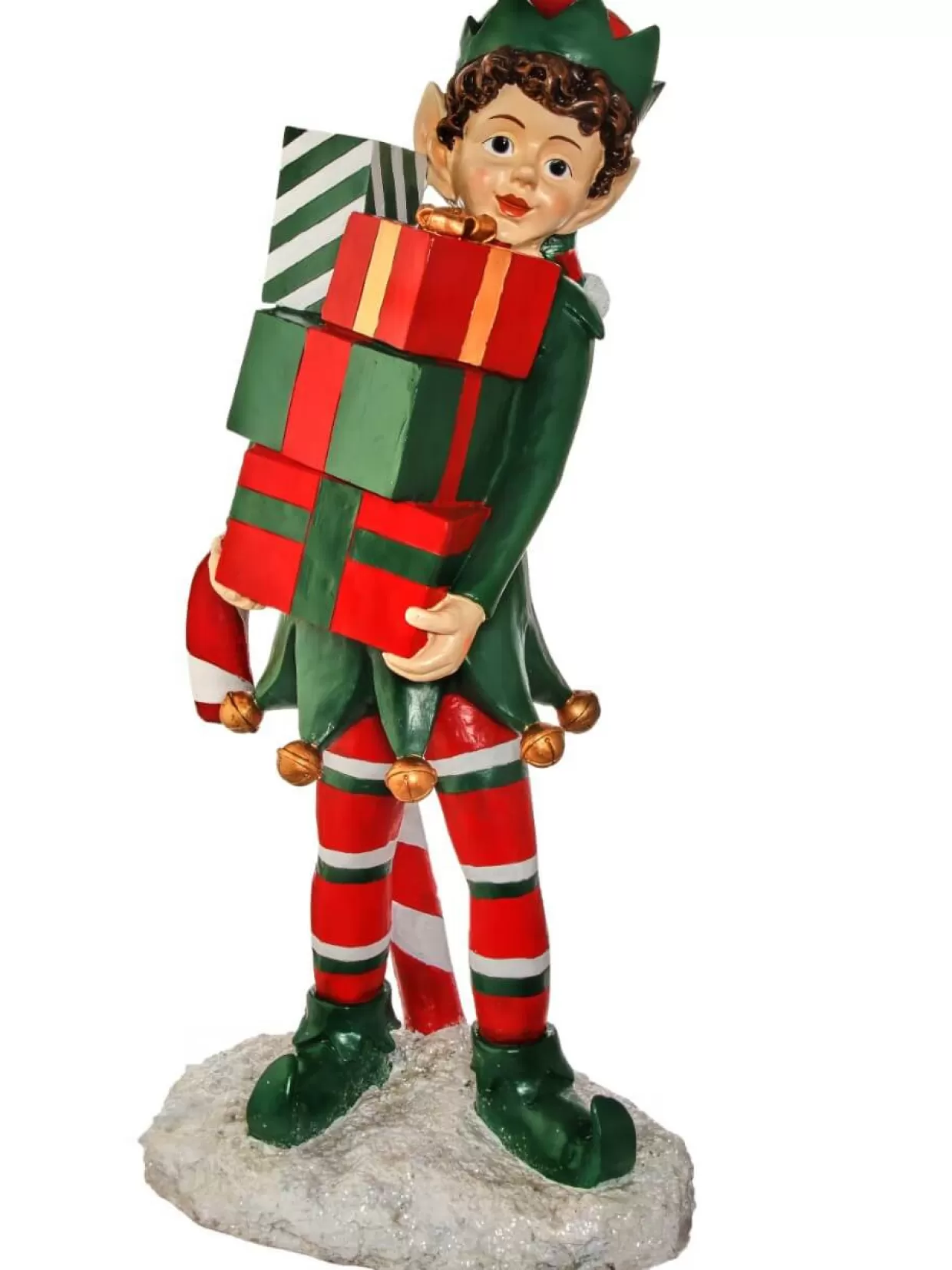 Decorator's Warehouse 48" Resin Elf Holding Packages