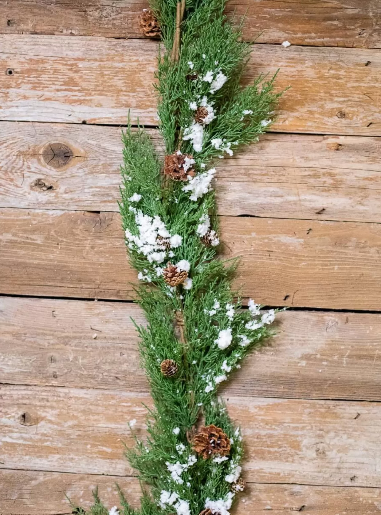 Decorator's Warehouse 48” Snow Western Cedar Garland