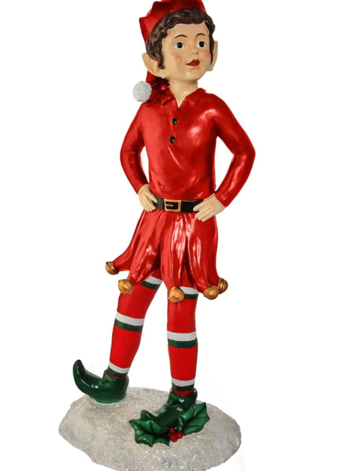 Decorator's Warehouse 54" Resin Elf With Hands On Hip