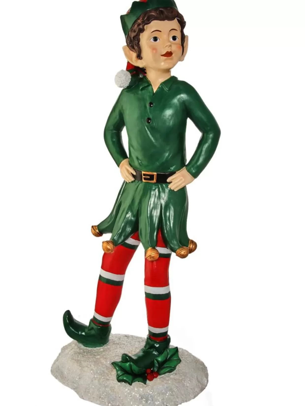 Decorator's Warehouse 54" Resin Elf With Hands On Hip
