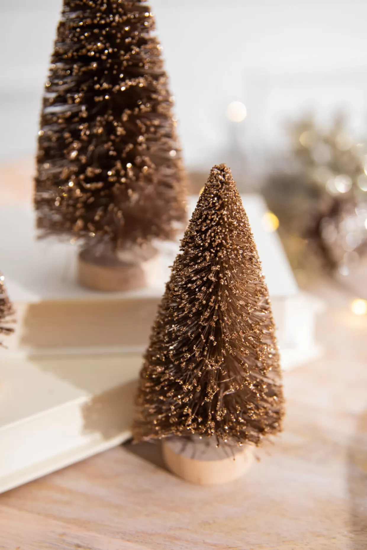 Decorator's Warehouse 5” Champagne Bottle Brush Tree