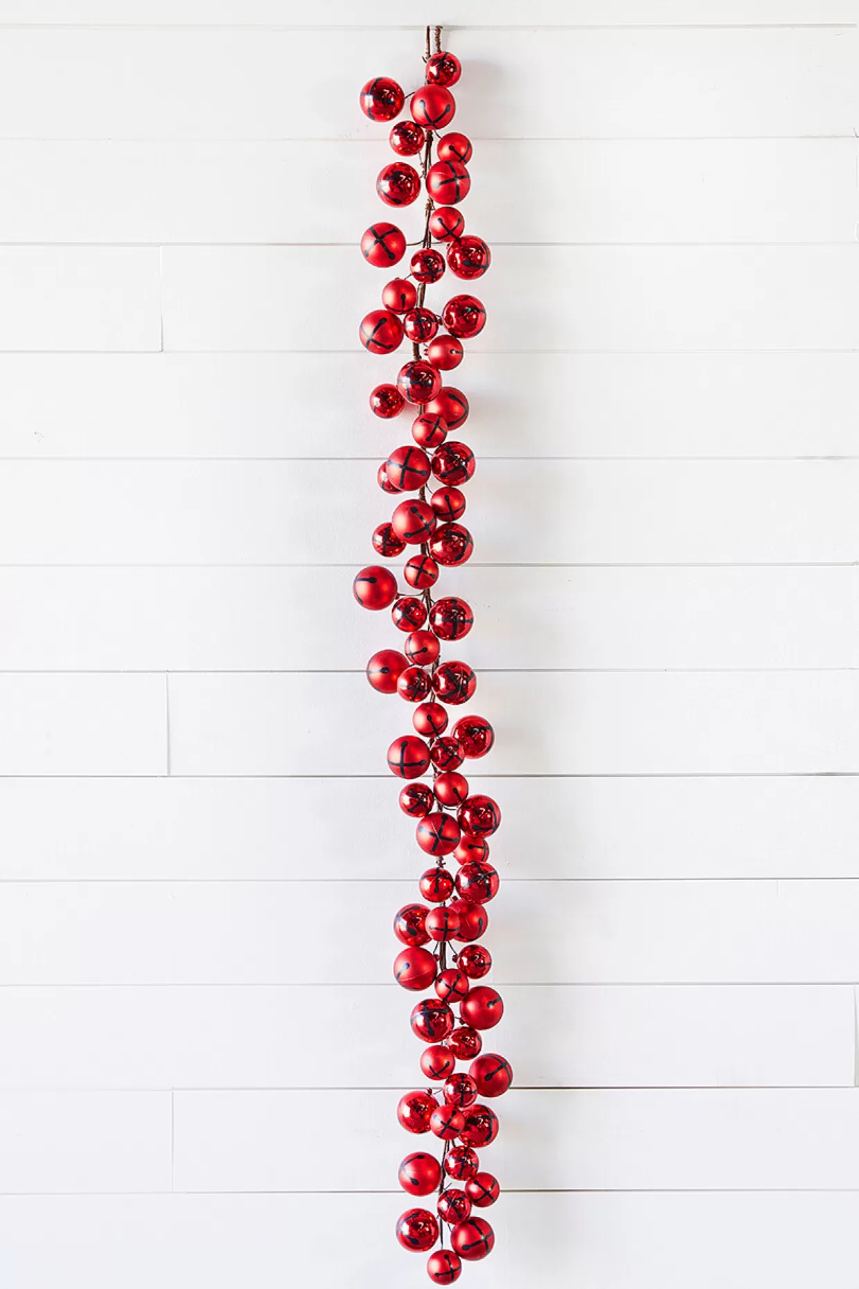 Decorator's Warehouse 5’ Holiday Red Jingle Bells Garland