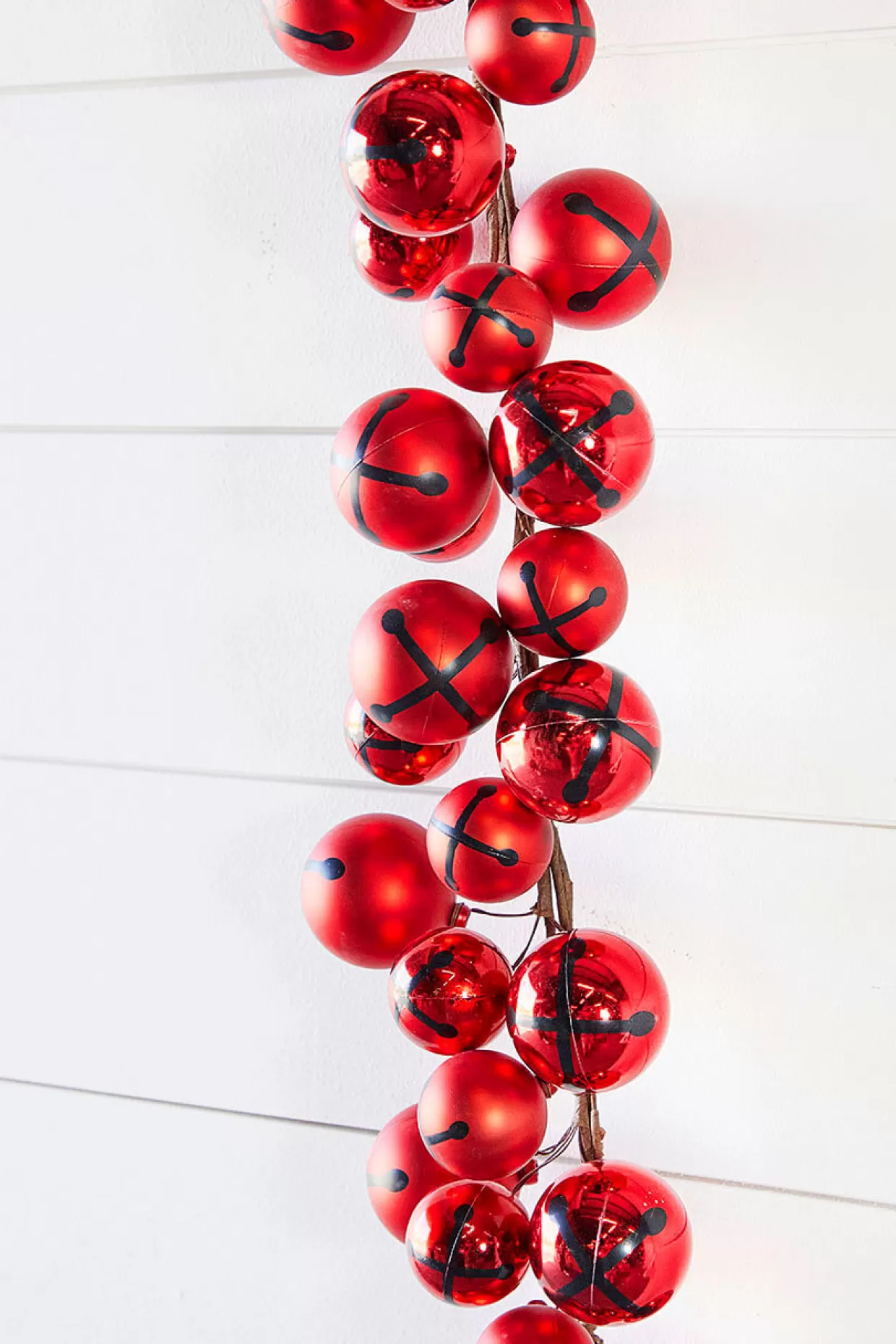 Decorator's Warehouse 5’ Holiday Red Jingle Bells Garland