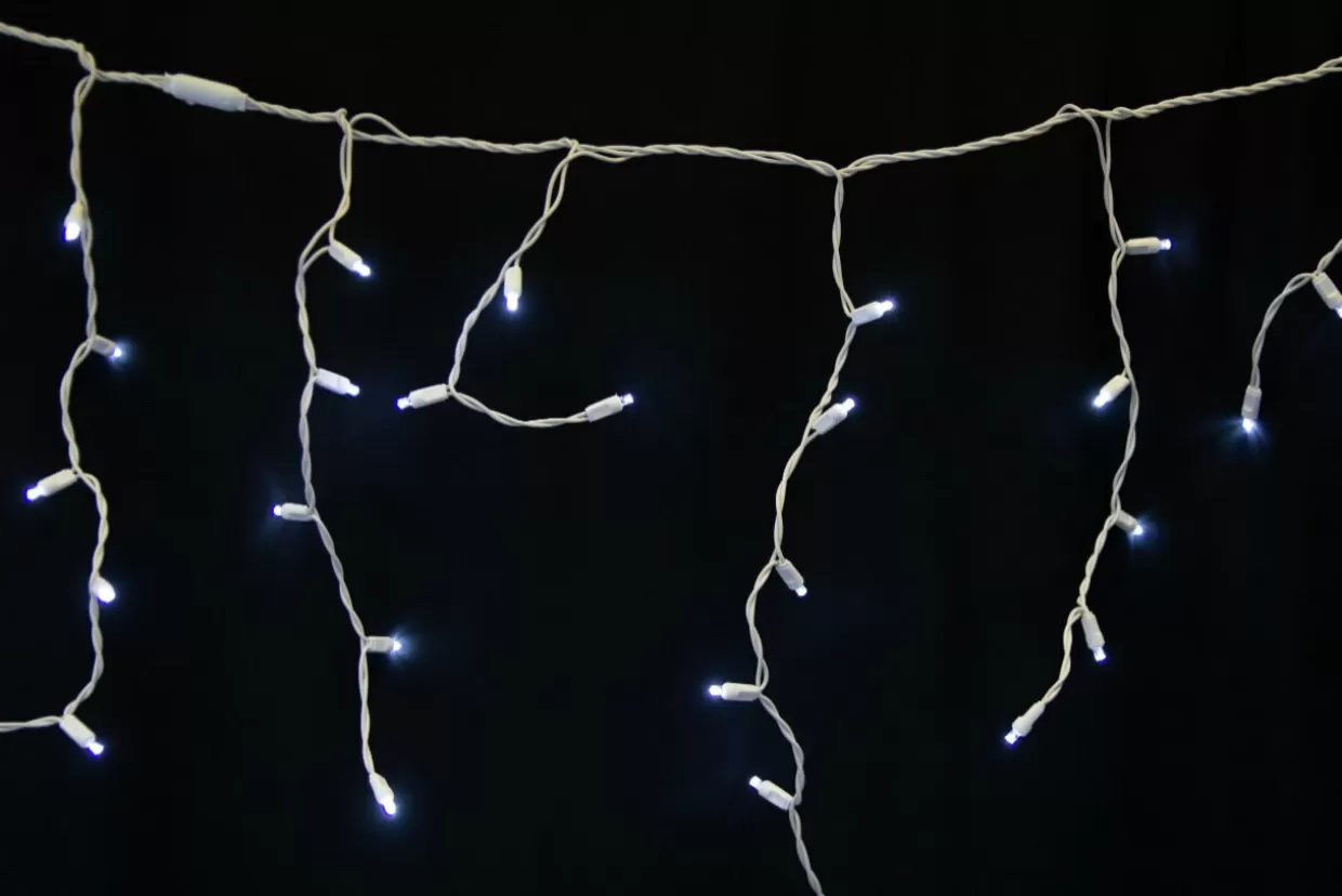 Decorator's Warehouse 5MM Icicle Lights - Blue
