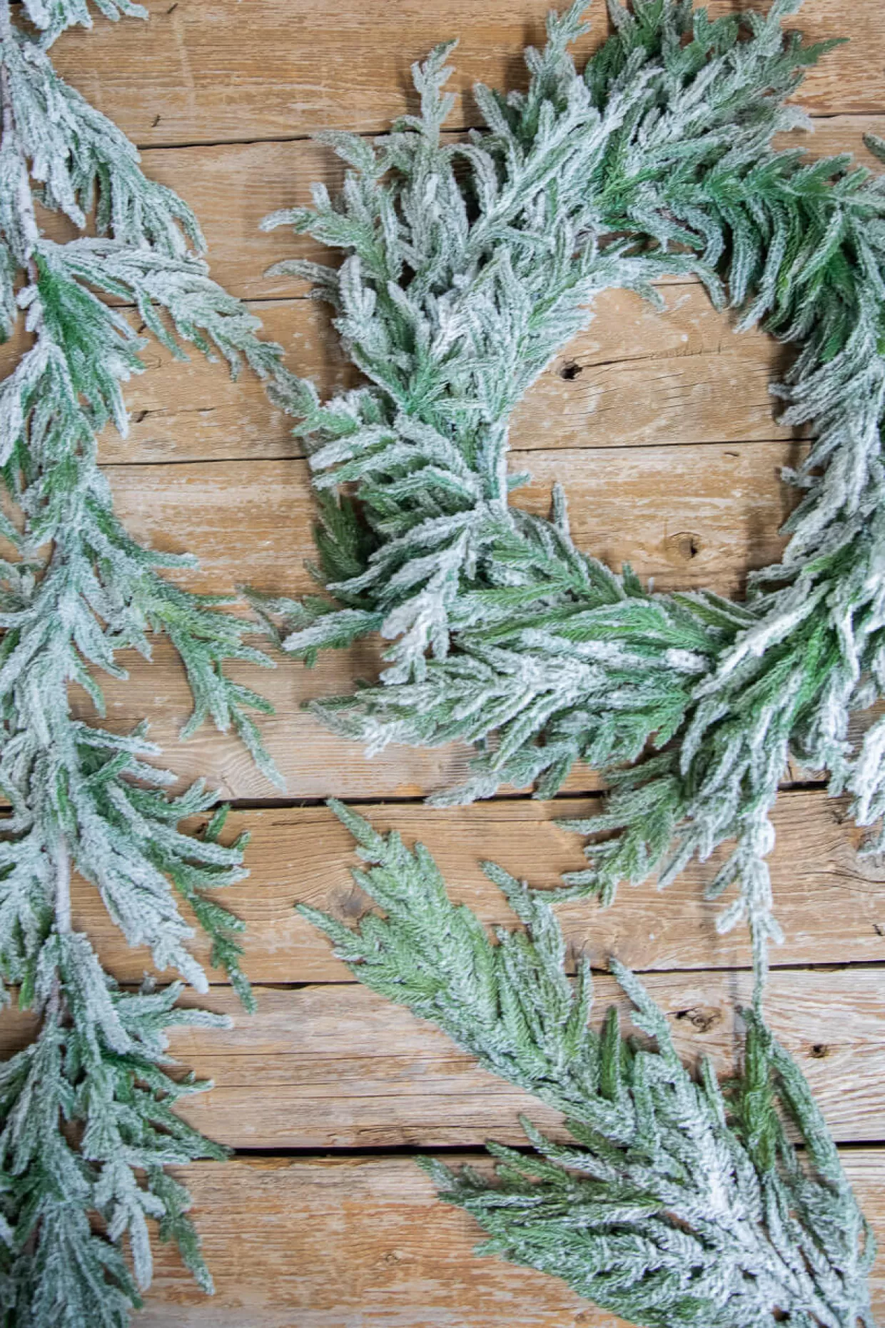 Decorator's Warehouse 60” Real-Touch Flocked Norfolk Garland