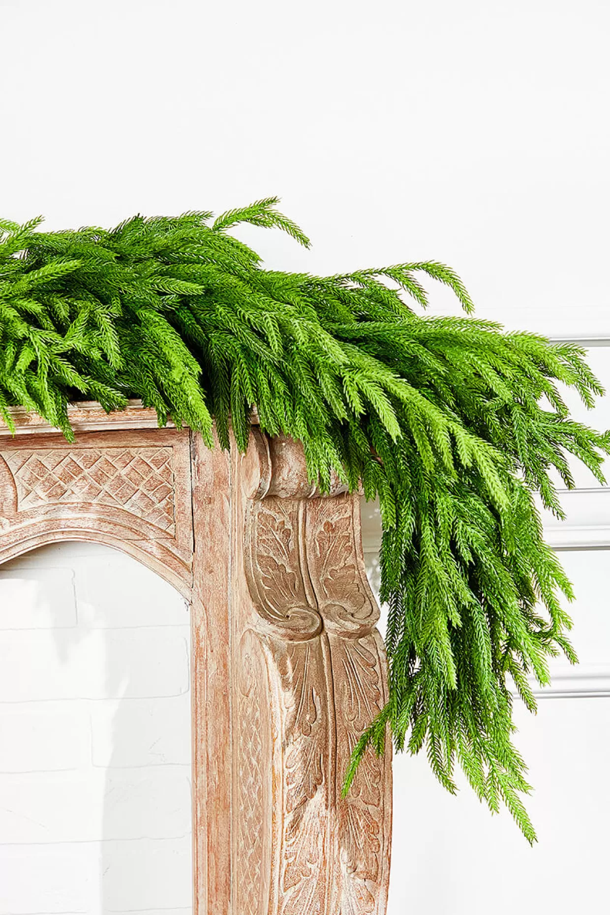 Decorator's Warehouse 60" X 16" Real Touch Deluxe Norfolk Pine Garland