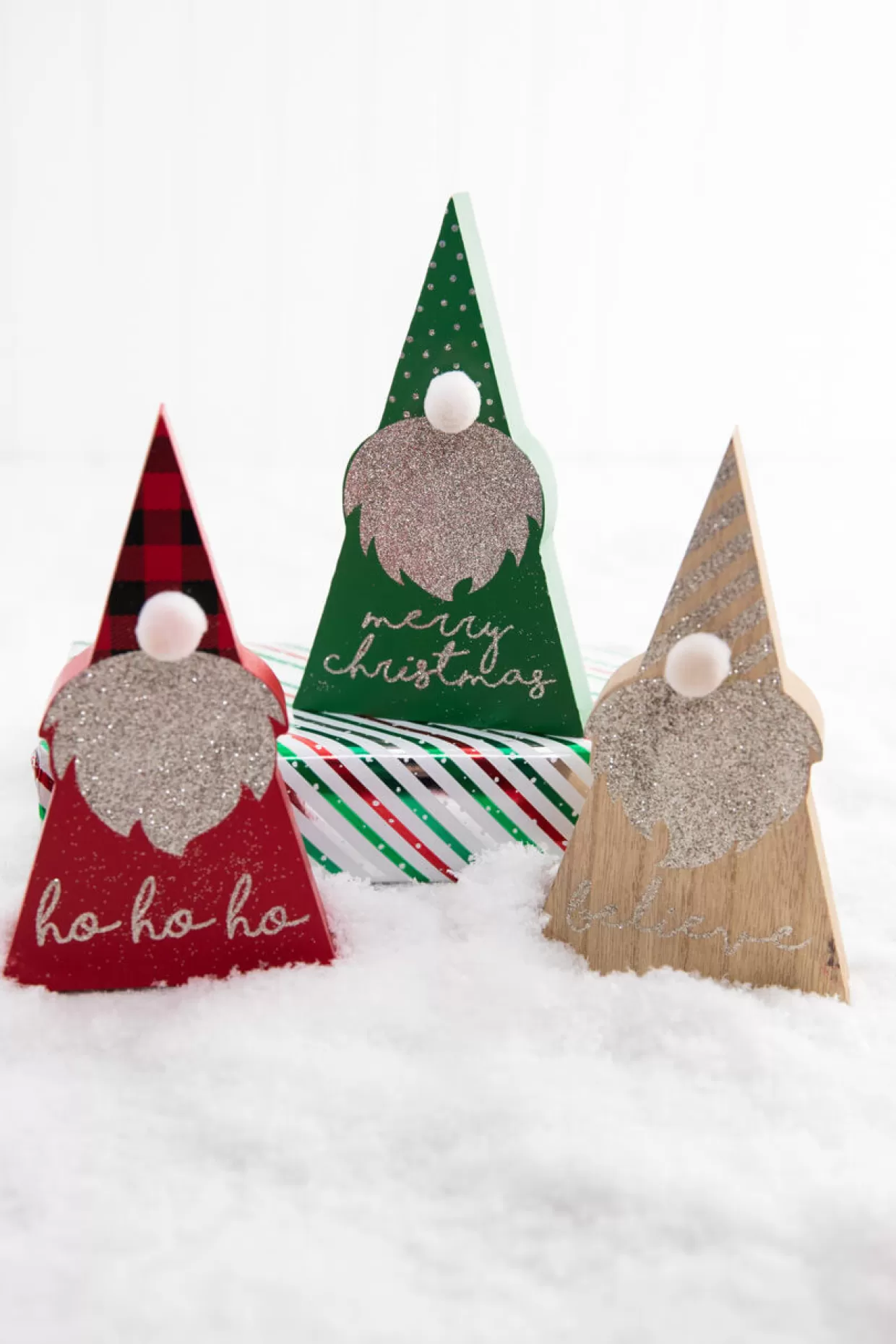 Decorator's Warehouse 6.5" Wood Holiday Gnome