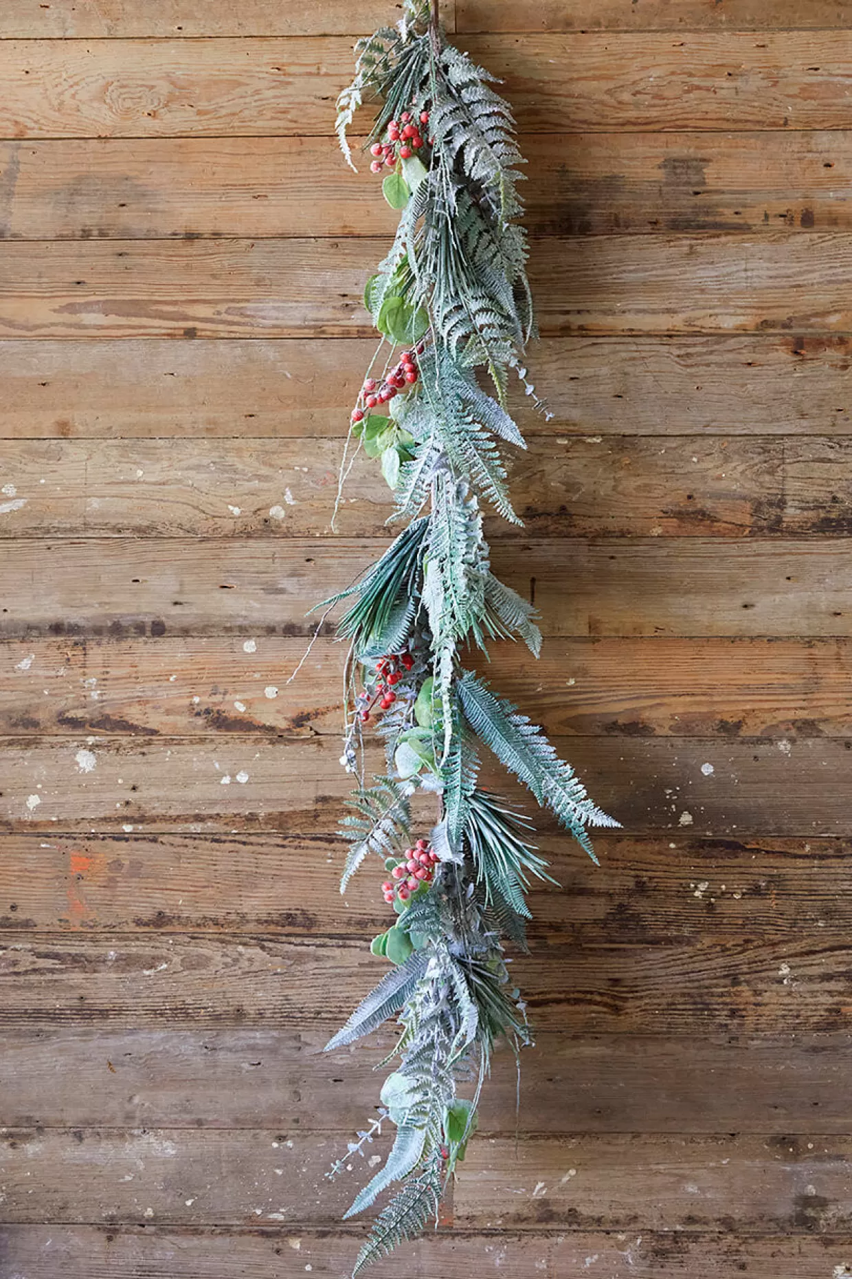Decorator's Warehouse 65” Flocked Fern Garland