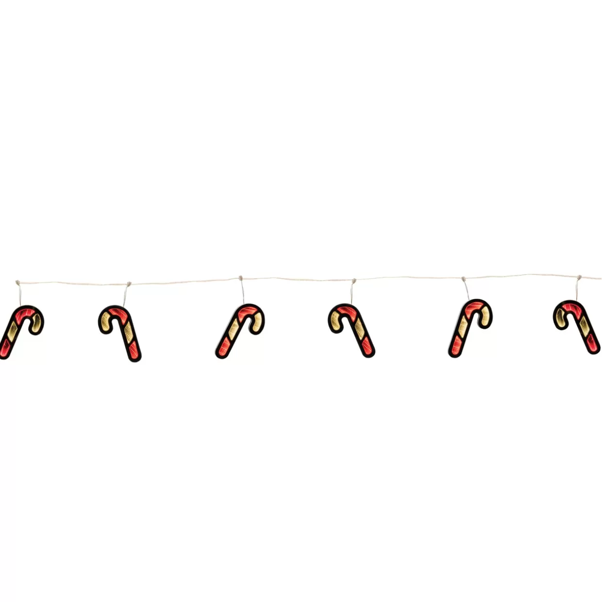 Decorator's Warehouse 68"L Infinity Light Candy Cane Garland
