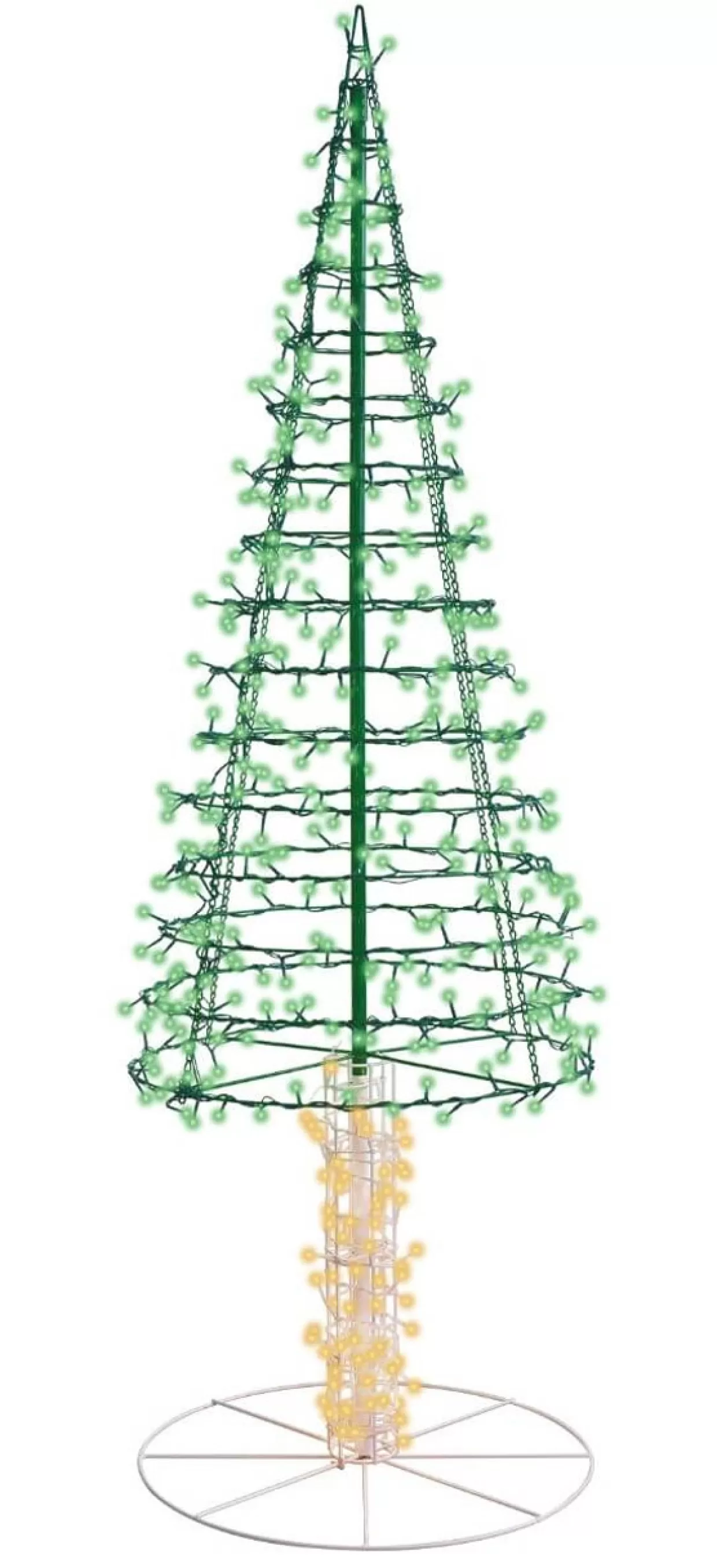 Decorator's Warehouse 6' Twinkling Starry Alpine Tree - Green/Warm White 460 Lights
