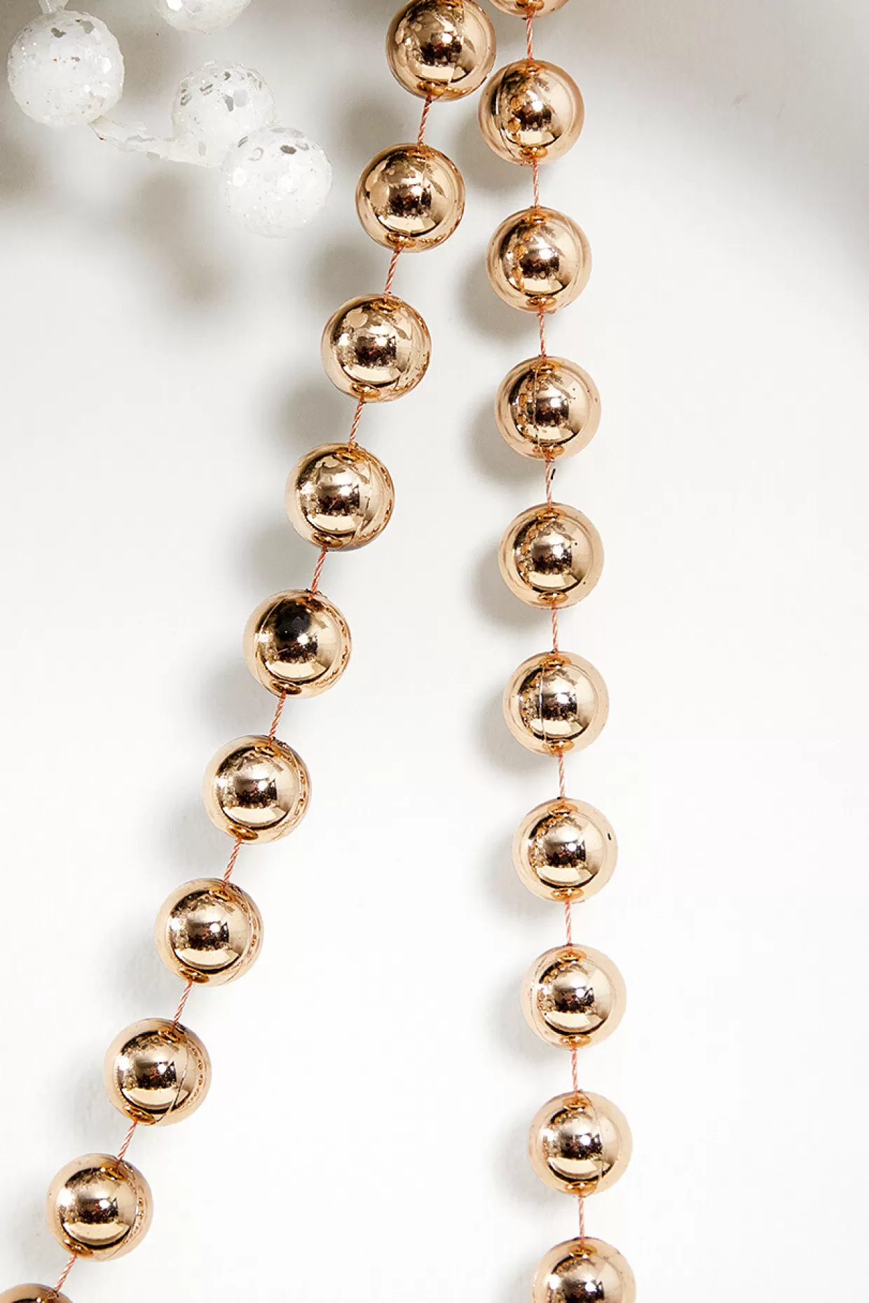 Decorator's Warehouse 8.8' Bead Garland - Blush Pink
