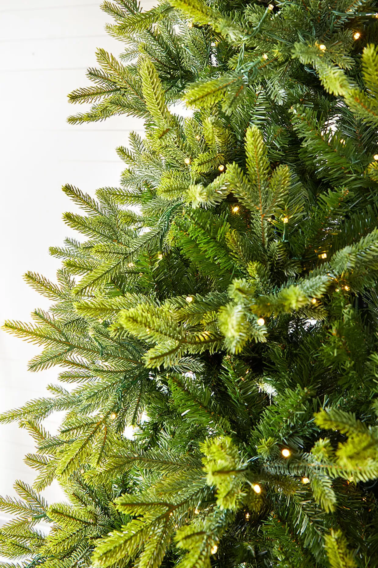 Decorator's Warehouse 9' Deluxe Trinity Pine Artificial Christmas Tree With 2850 Color-Changing Lights