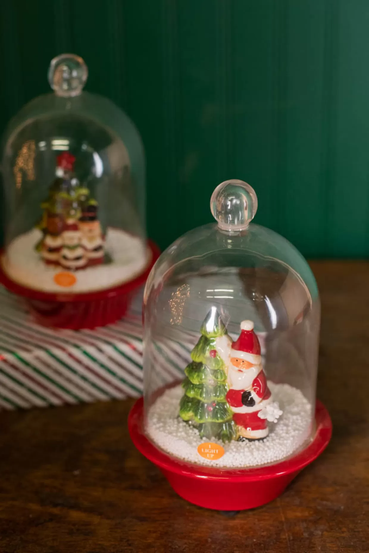 Decorator's Warehouse 9” Dol Light Up / Music Snow Cloche