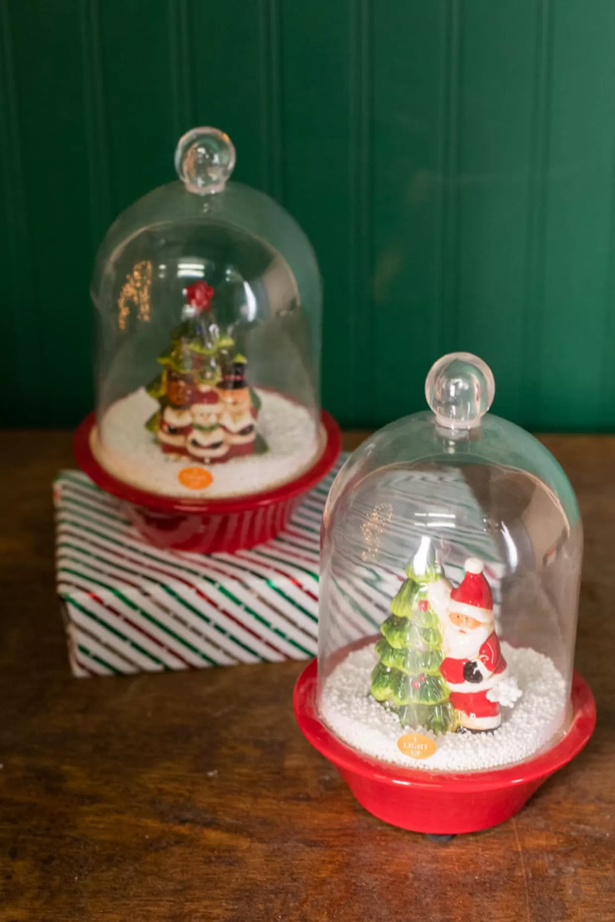 Decorator's Warehouse 9” Dol Light Up / Music Snow Cloche