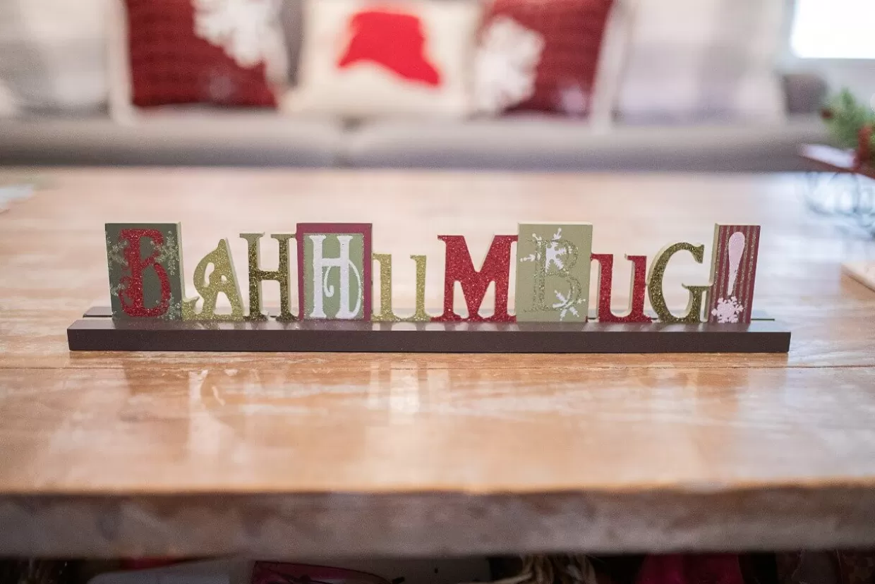 Decorator's Warehouse Bah Humbug Cutout