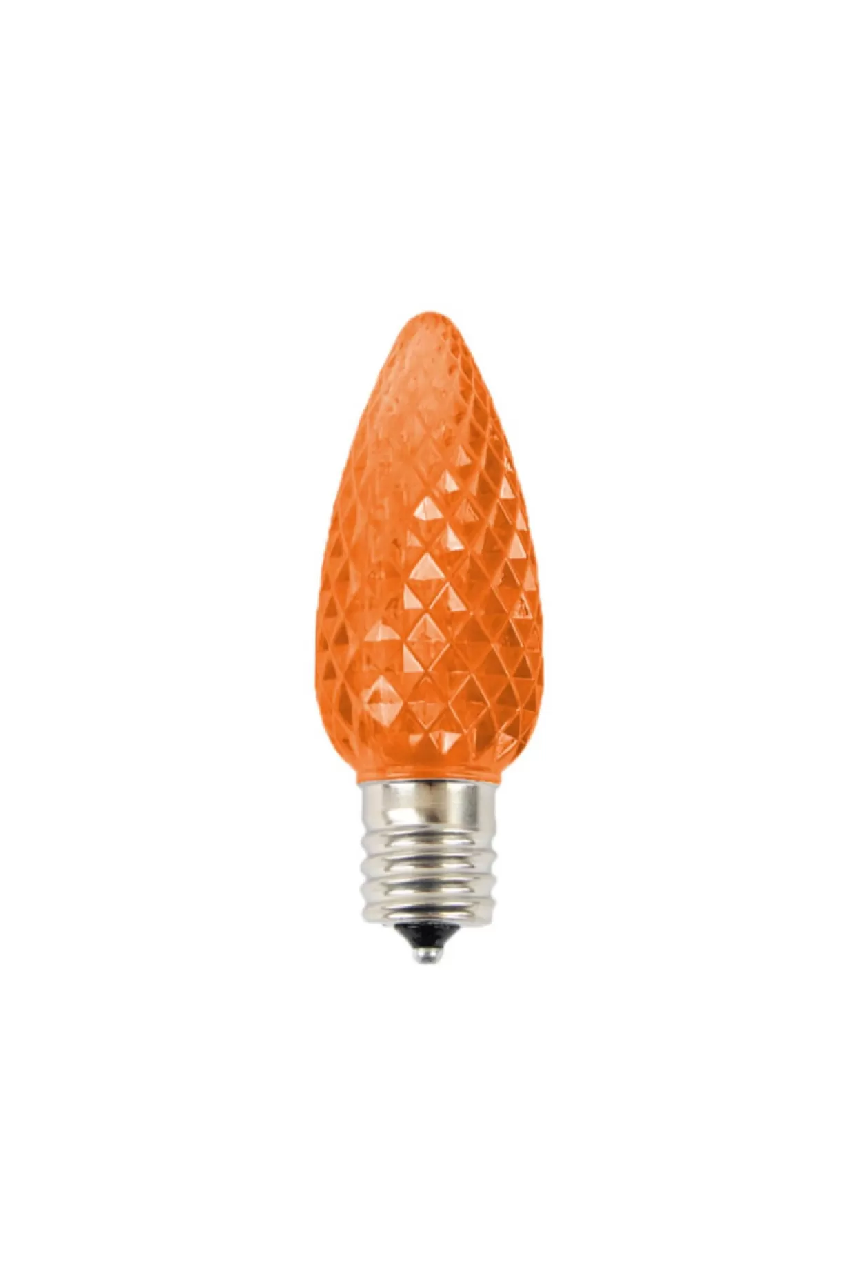 Decorator's Warehouse C9 Wonderful LED SMD Bulb (25 Bulbs/bag) - Faceted, Orange