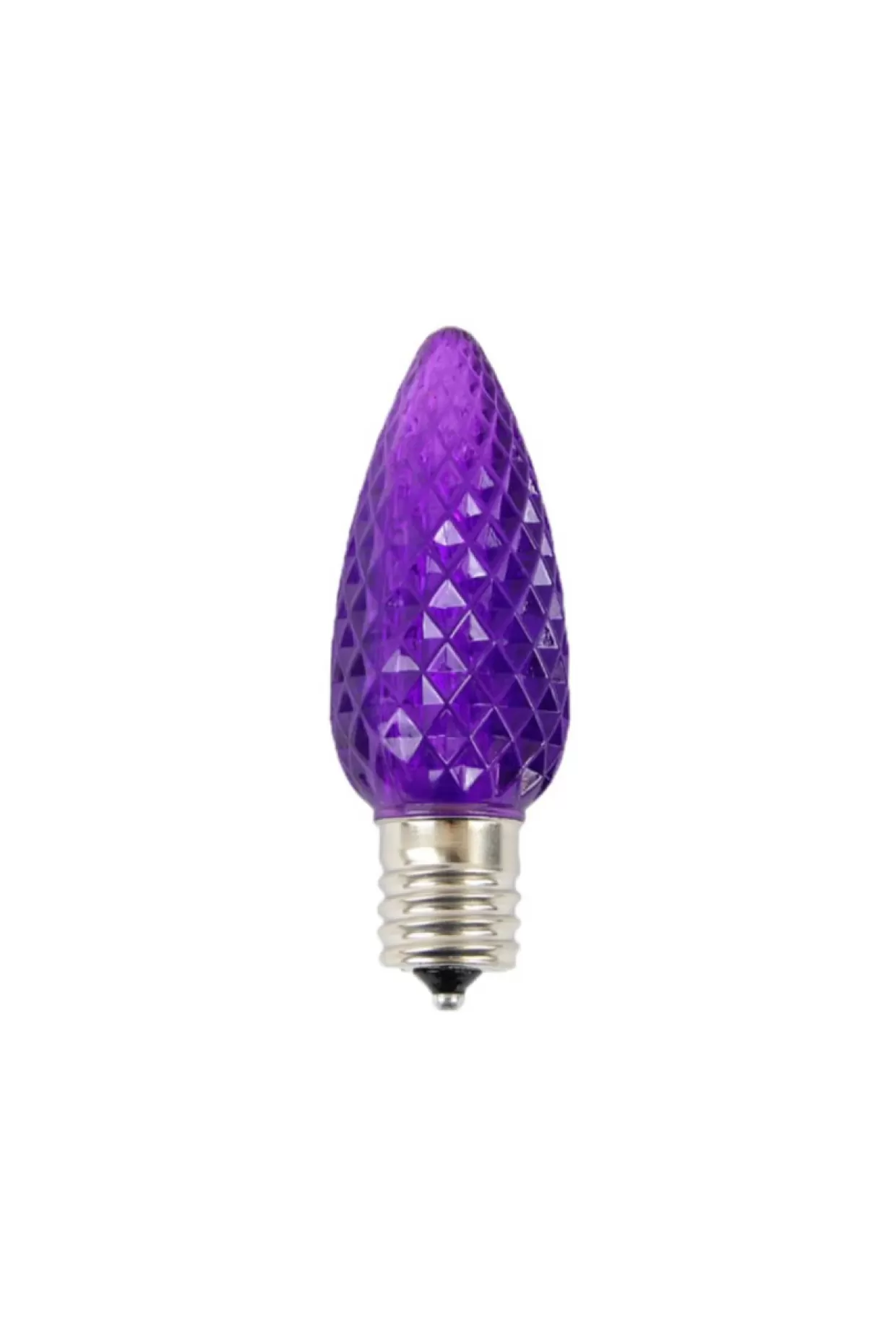 Decorator's Warehouse C9 Wonderful LED SMD Bulb (25 Bulbs/bag) - Faceted, Purple