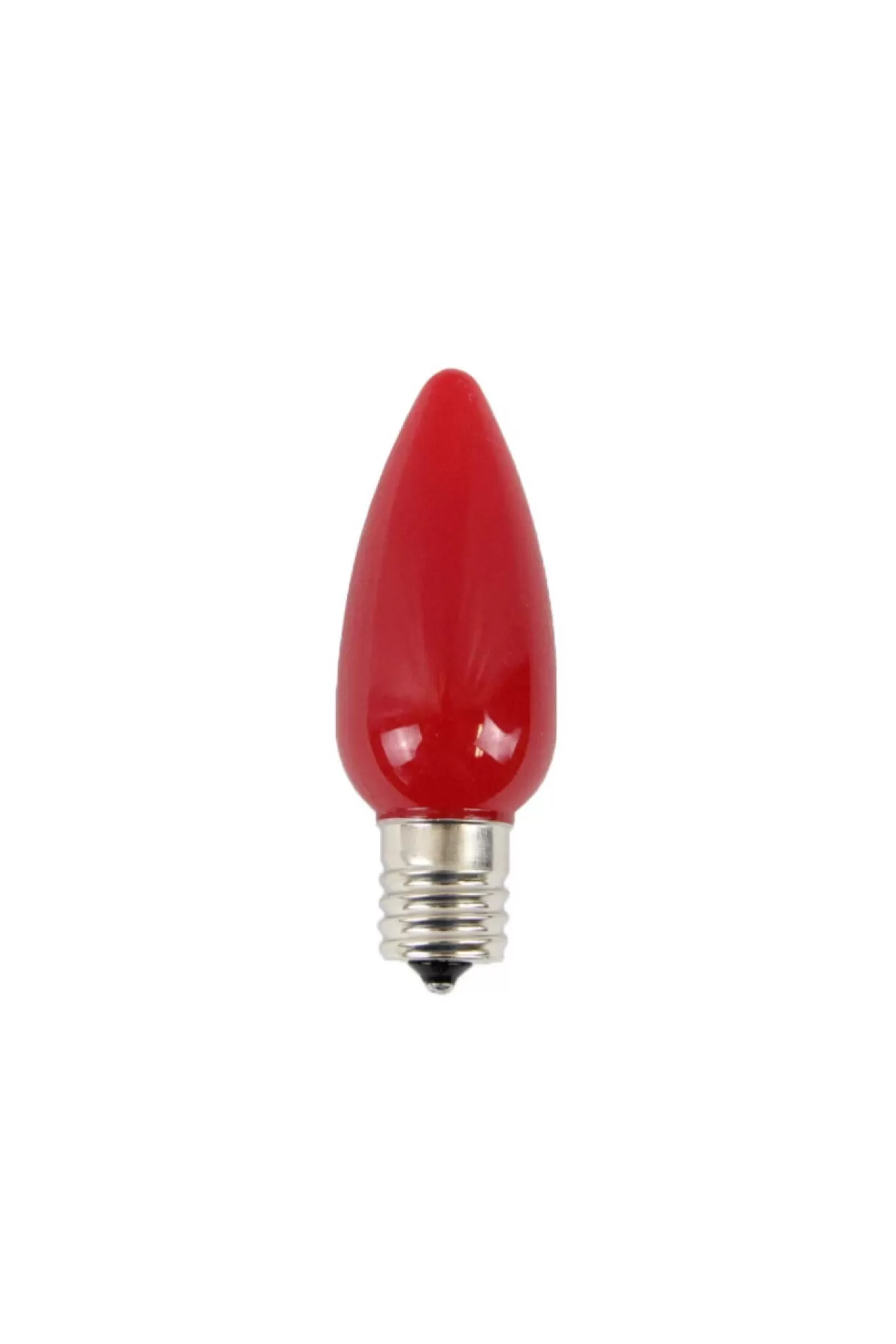 Decorator's Warehouse C9 Wonderful LED SMD Bulb (25 Bulbs/bag) - Frosted, Red