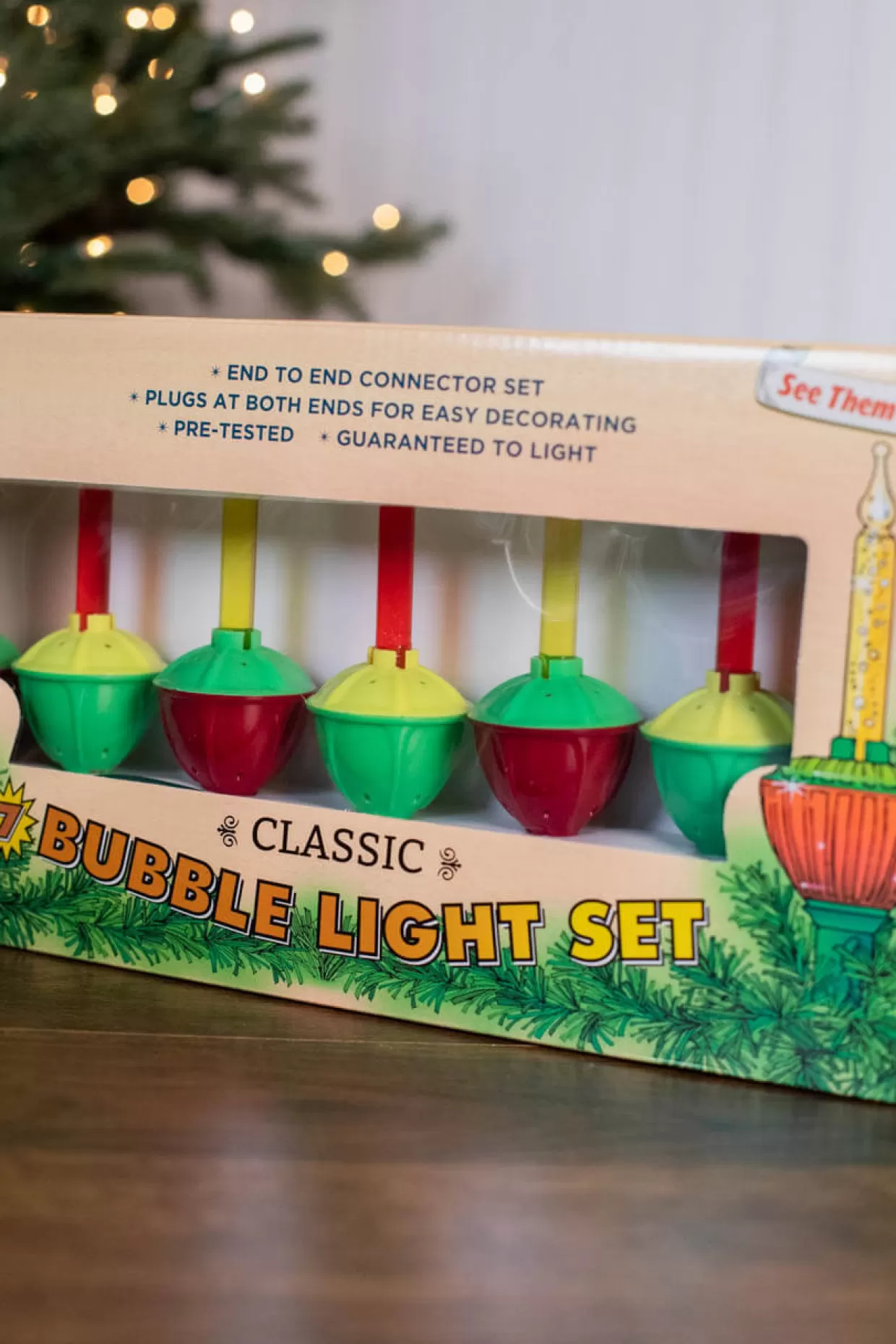 Decorator's Warehouse Kurt S. Adler Classic 7 Bubble Light Set