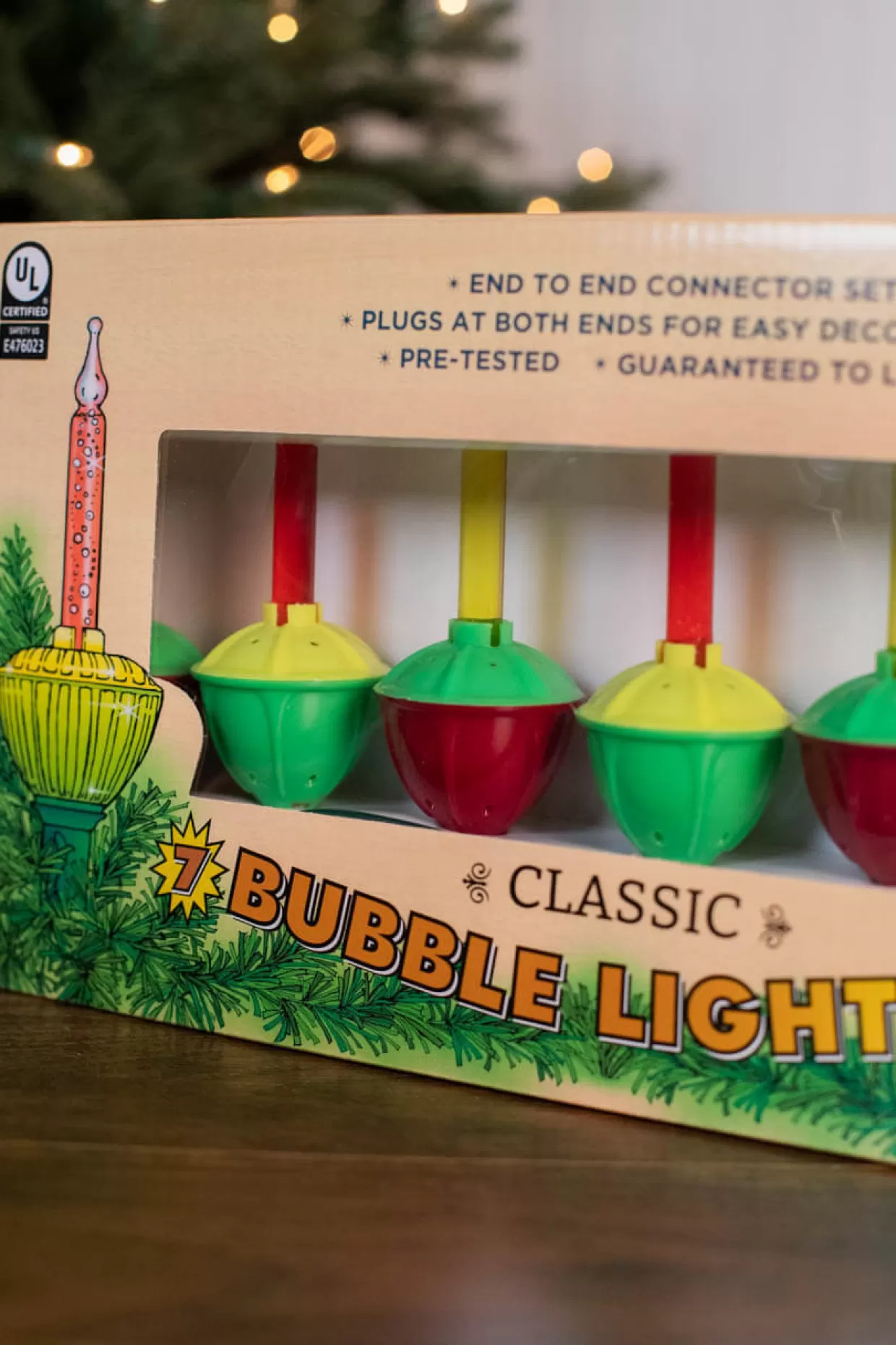 Decorator's Warehouse Kurt S. Adler Classic 7 Bubble Light Set