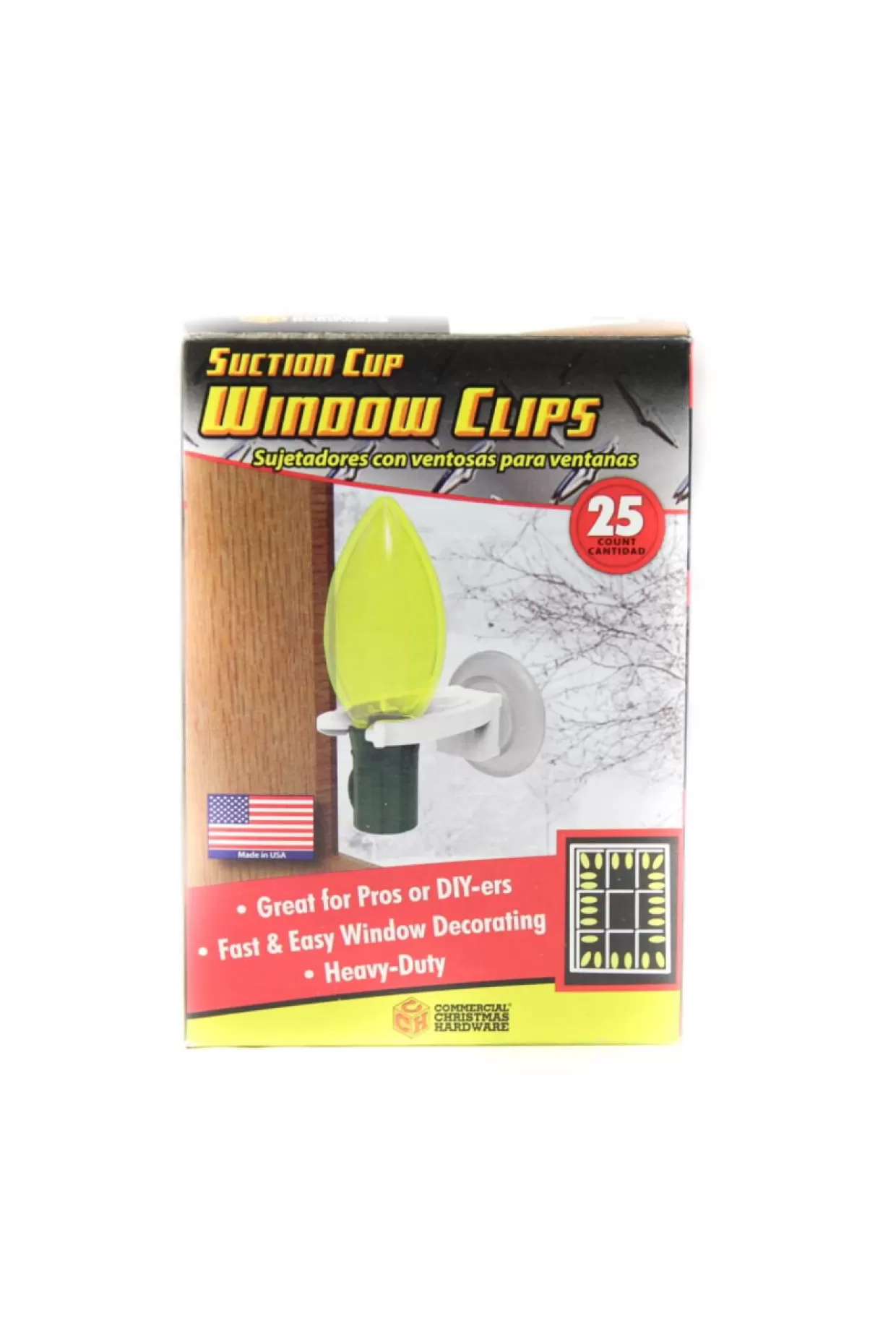 Decorator's Warehouse Suction Cup Window Clips (25pcs)